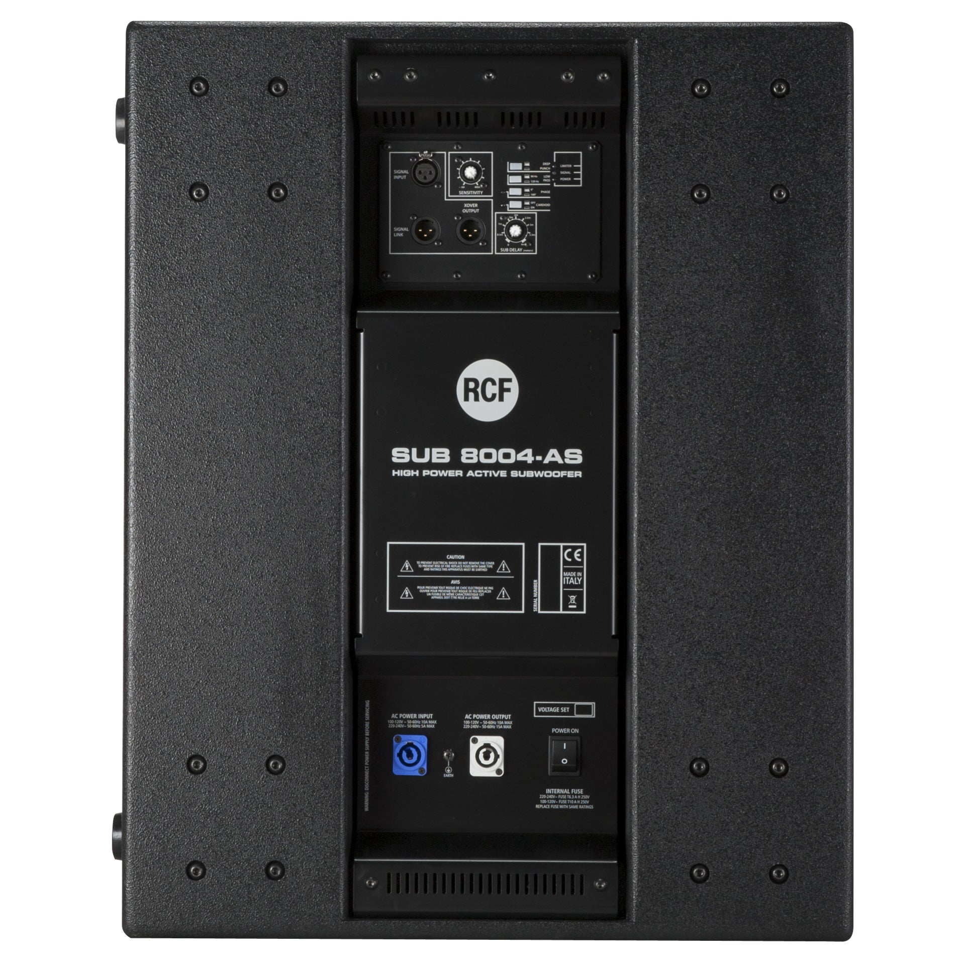 RCF Sub 8004 AS rear