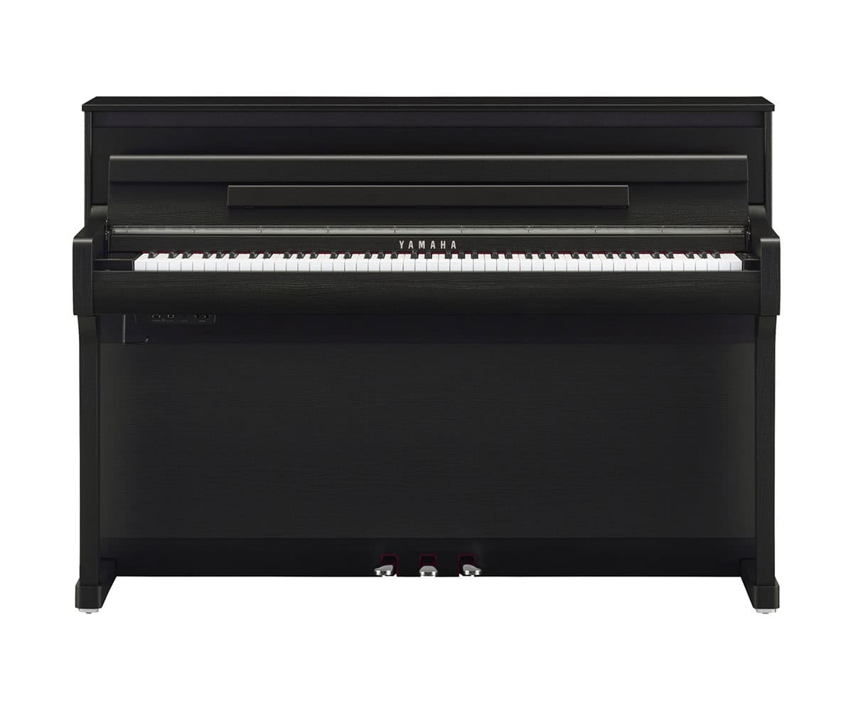 Yamaha Clavinova CLP-885B schwarz matt front Tastenklappe offen