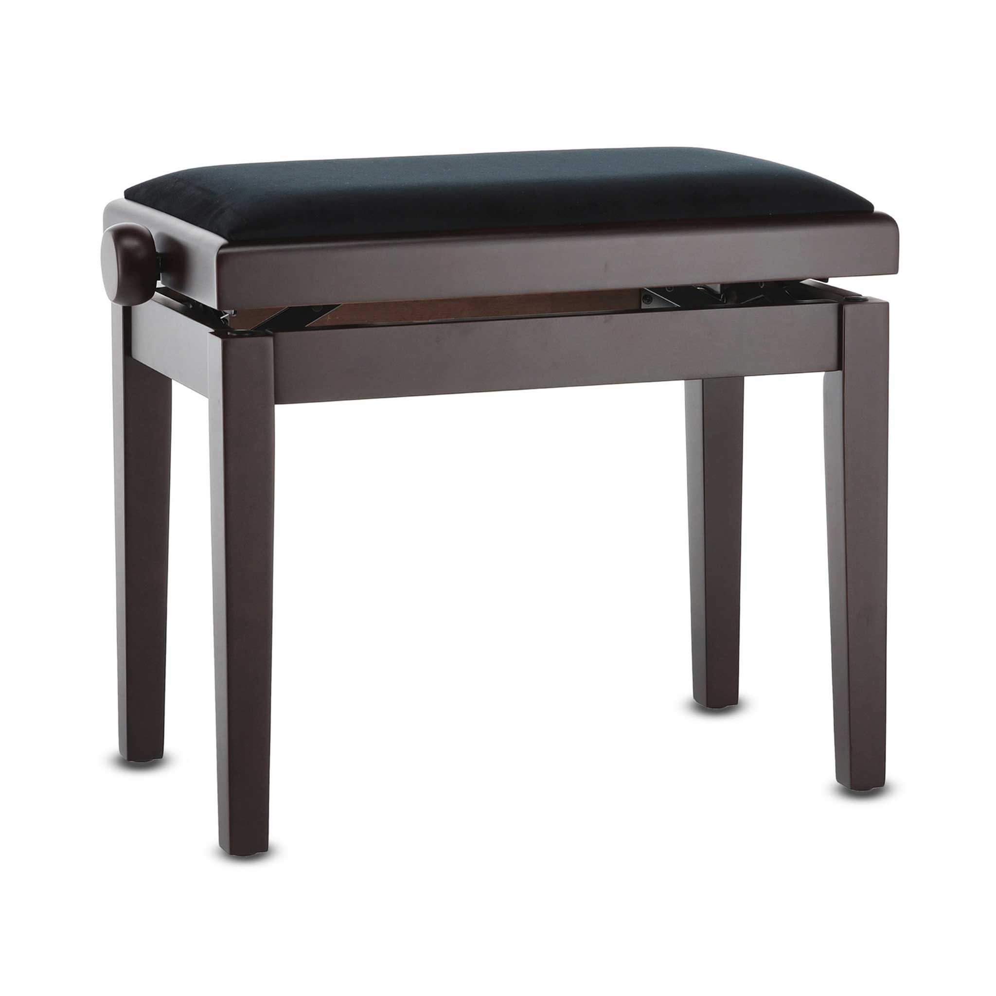 Klavierbank Gewa Deluxe Rosenholz Polster schwarz