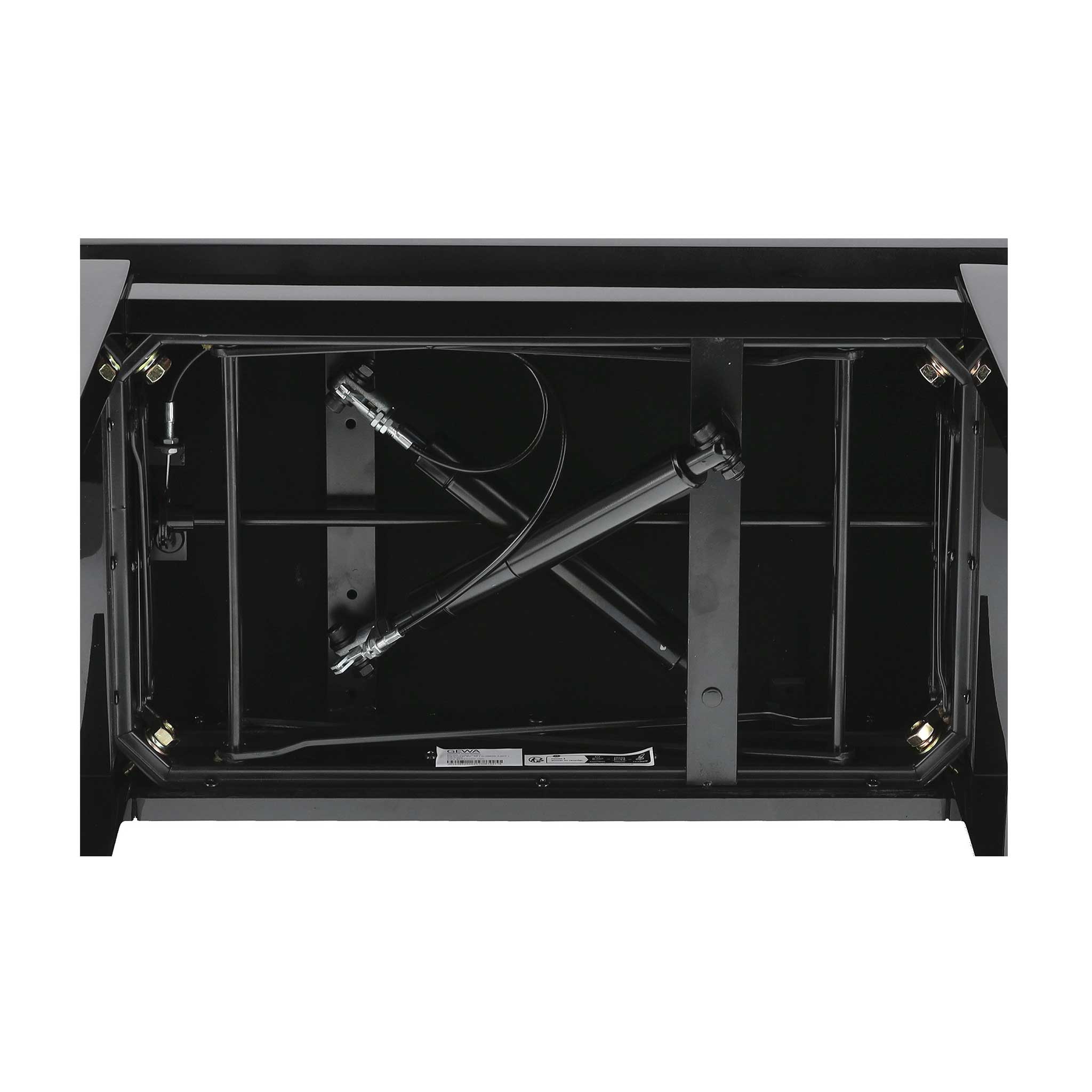 Gewa Klavierbank Autolift schwarz poliert unterseite mit mechanik