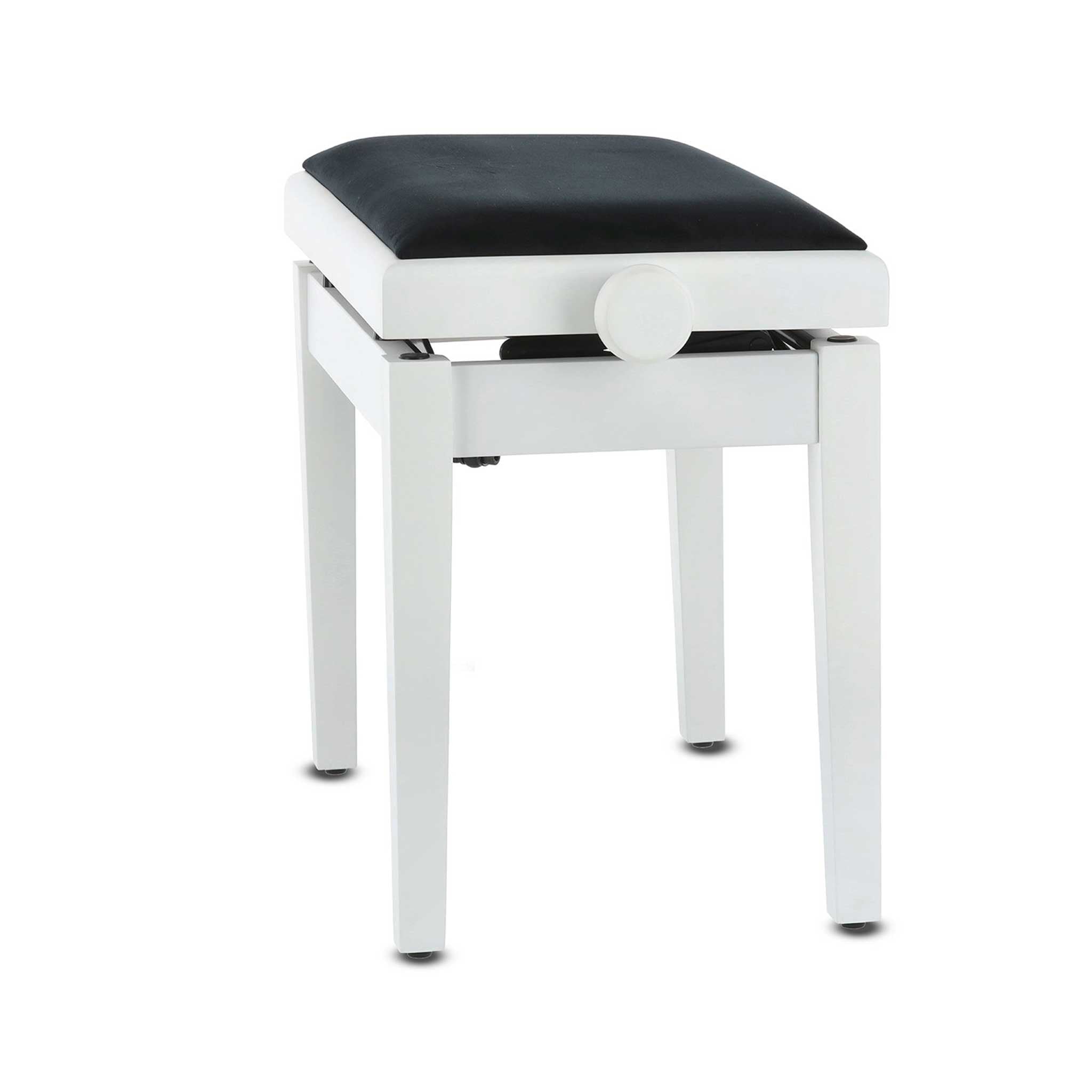 Gewa Autolift Klavierbank weiß matt linke seite