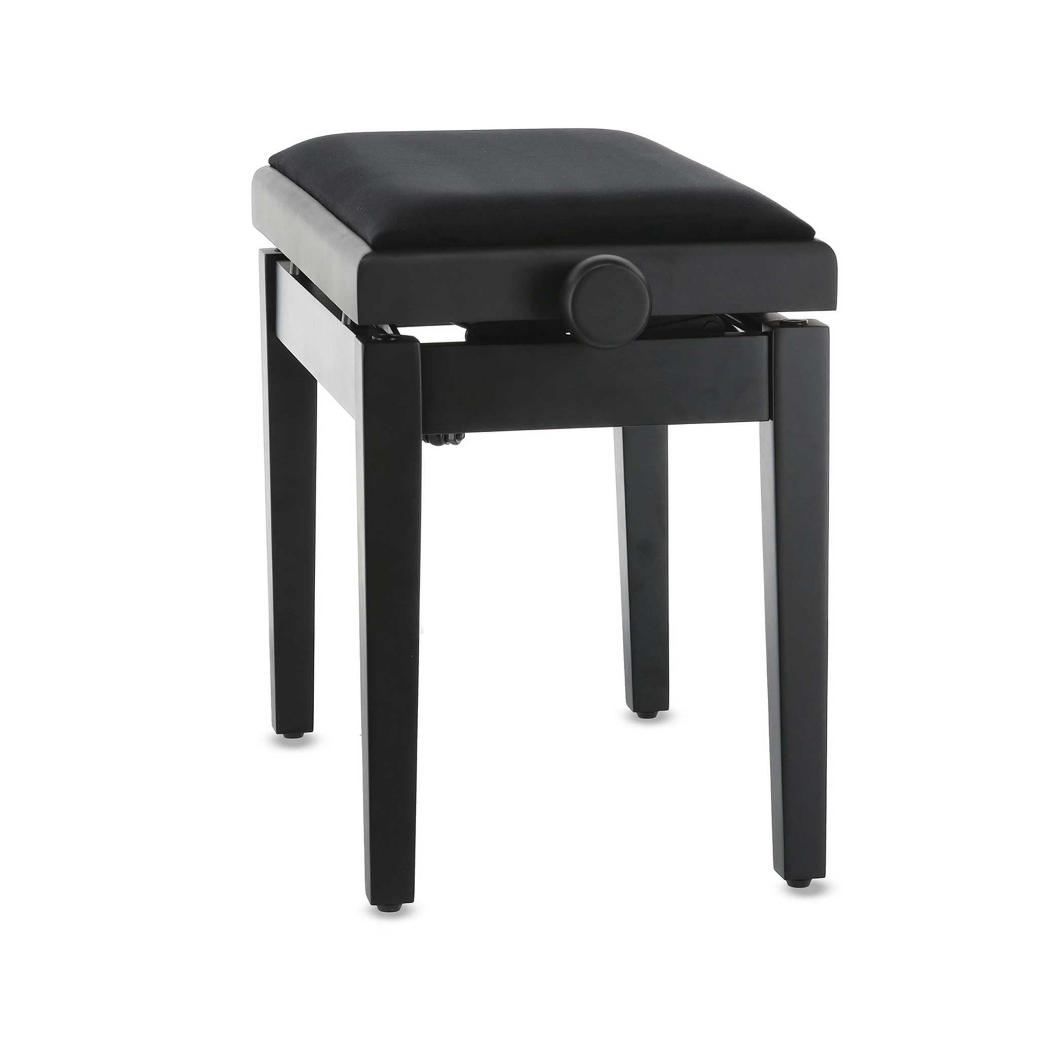 Gewa Autolift Klavierbank schwarz matt linke seite