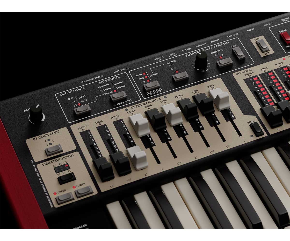 Clavia Nord Organ 3 detail