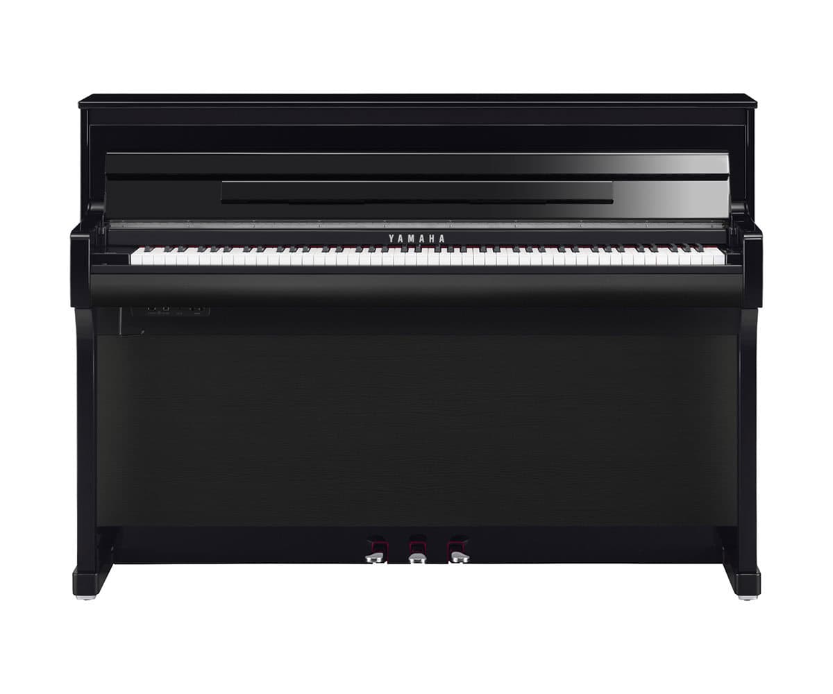 Yamaha Clavinova CLP-885PE schwarz poliert front tastendeckel offen