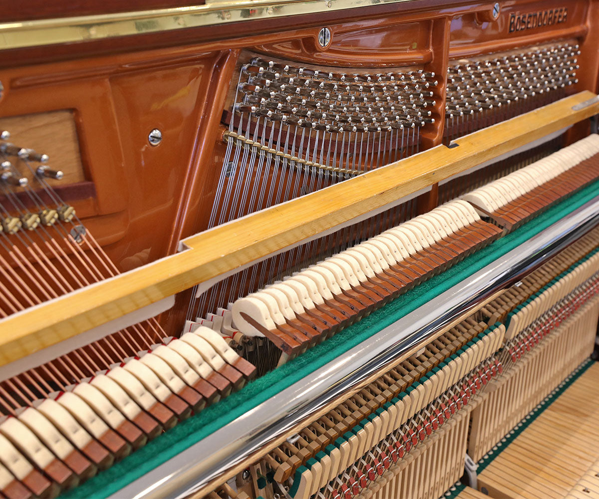 Piano Bösendorfer 130 Mahagoni poliert mechanik klavier geöffnet