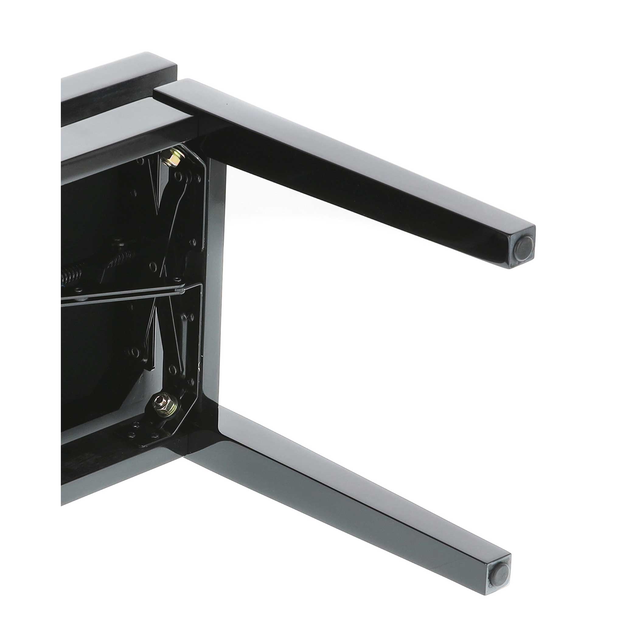 Klavierbank Gewa Deluxe schwarz poliert Beine Detail