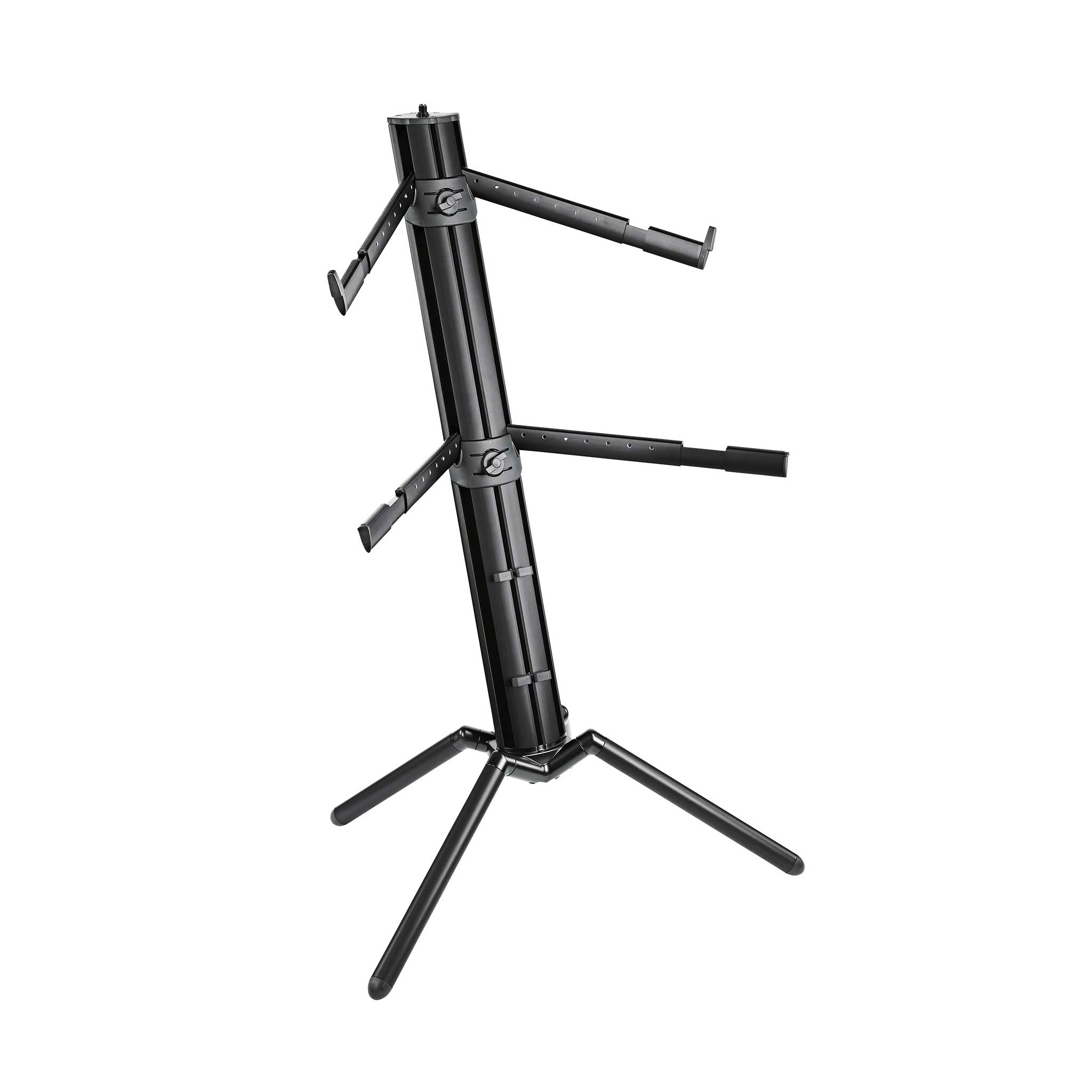 König & Meyer Spider Pro Schwarz aufgebaut