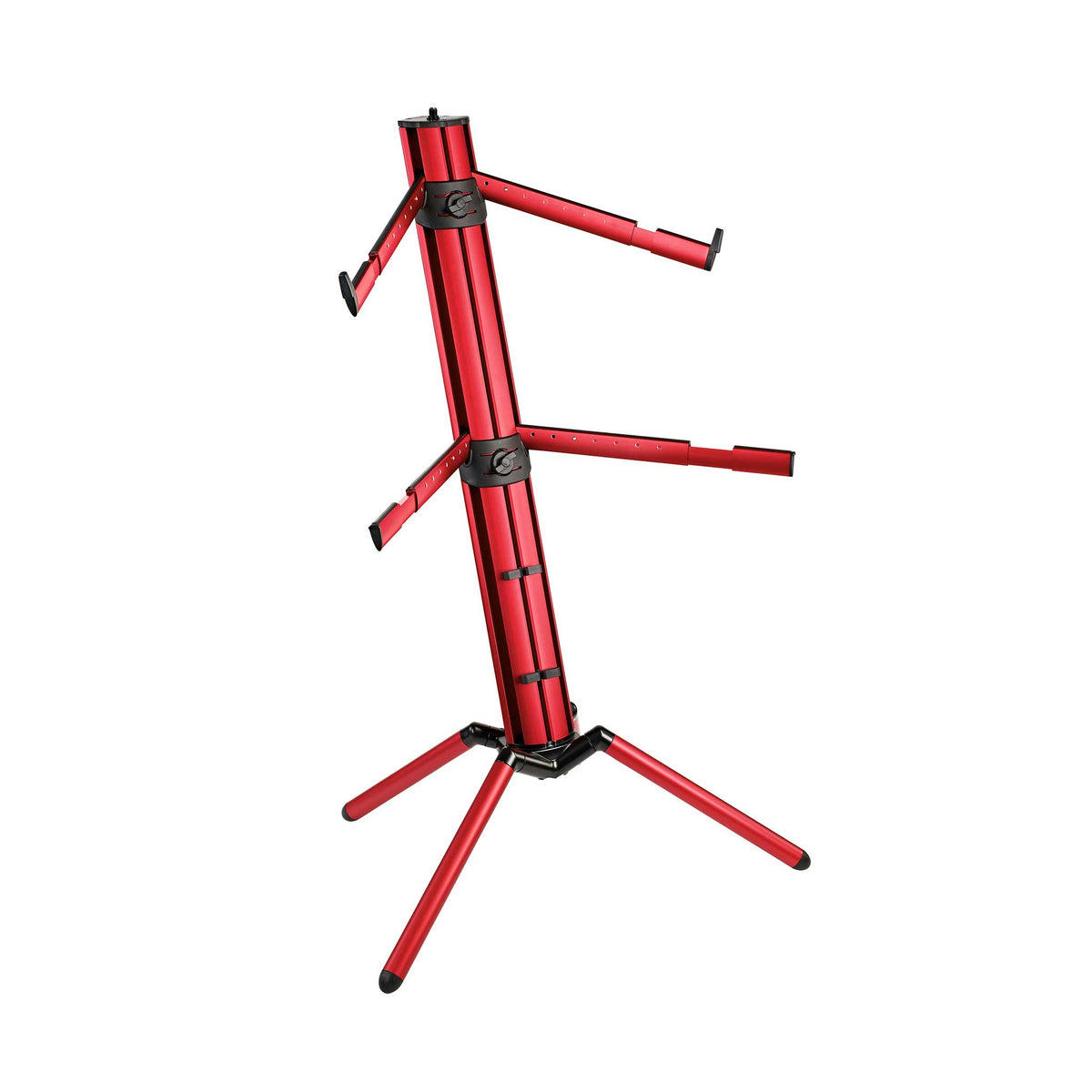 König & Meyer Spider Pro Rot aufgebaut