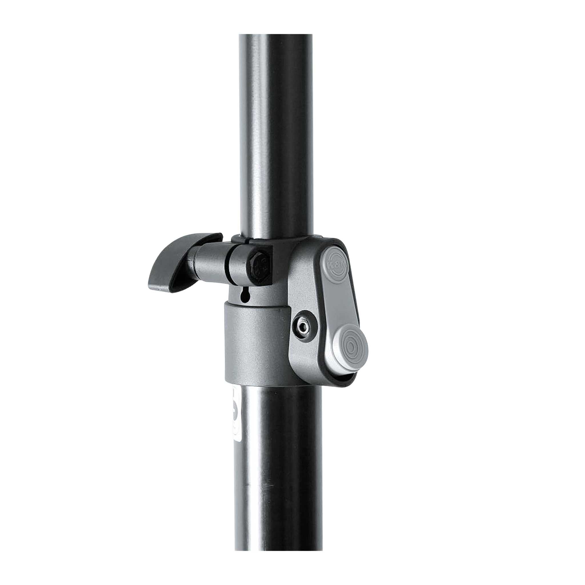 König & Meyer Boxenstativ schwarz höhenverstellung detail