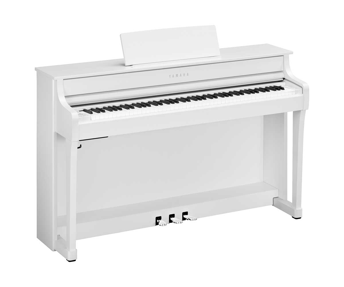 Yamaha Clavinova CLP-835WH weiss rechts
