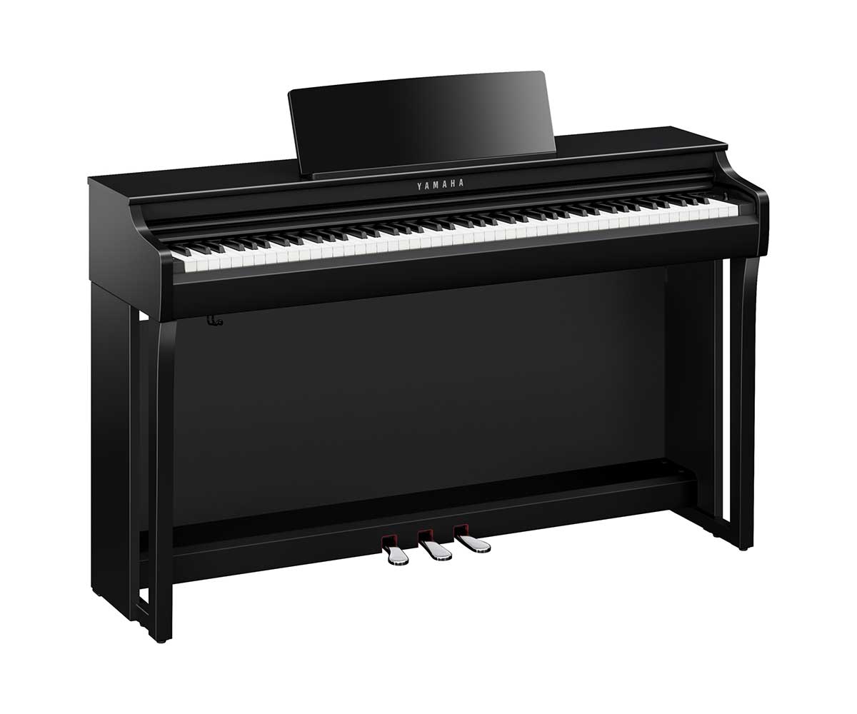 Yamaha Clavinova CLP-825PE schwarz poliert rechts