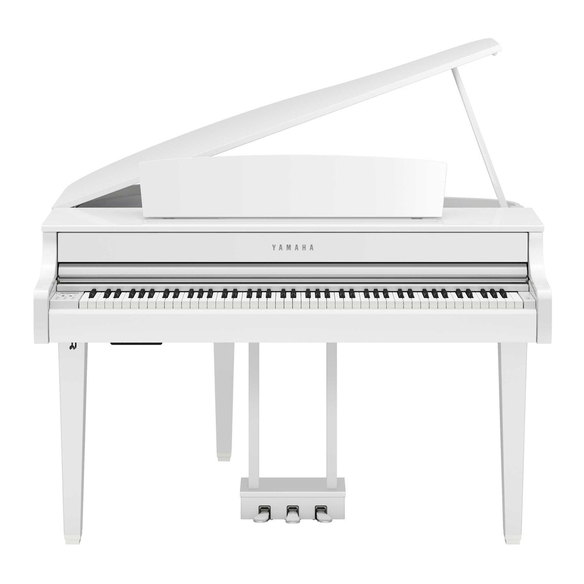 Yamaha Clavinova CLP865GP Grand Piano white polish front