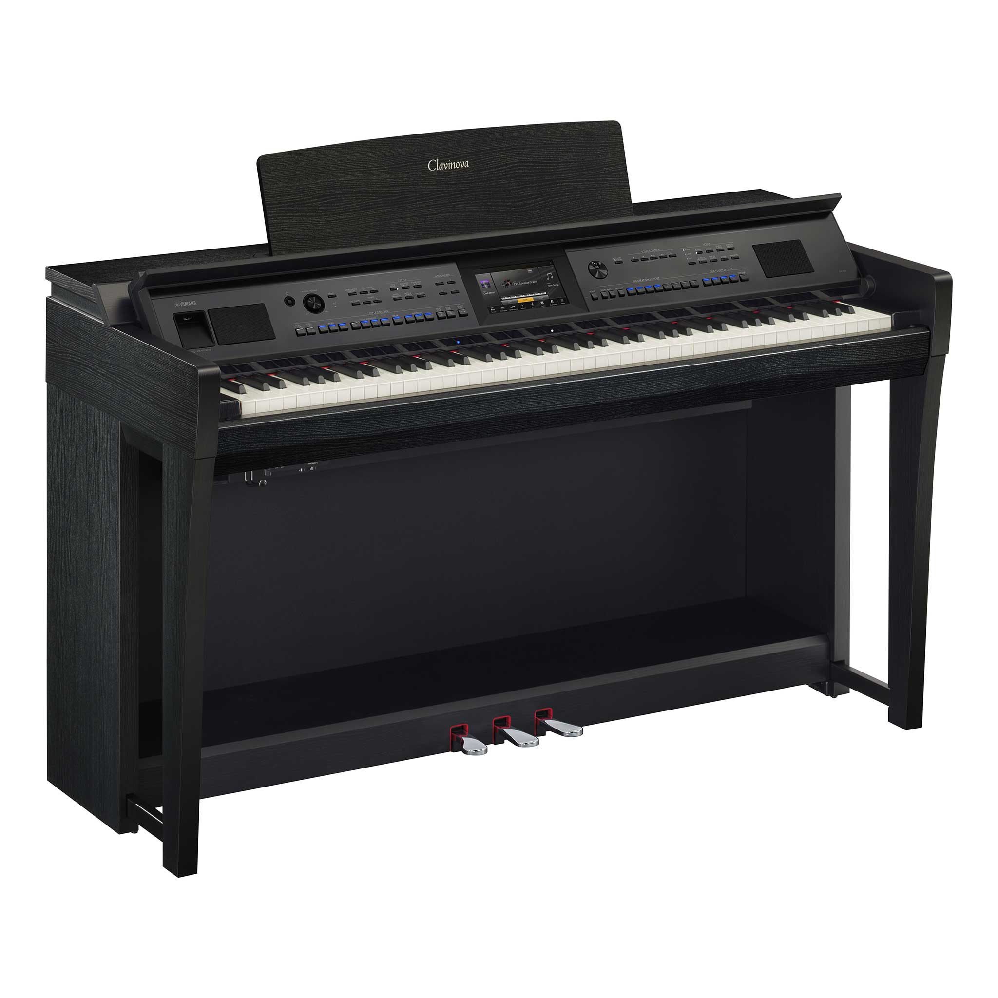 Digitalpiano Yamaha CVP905Black links schräg