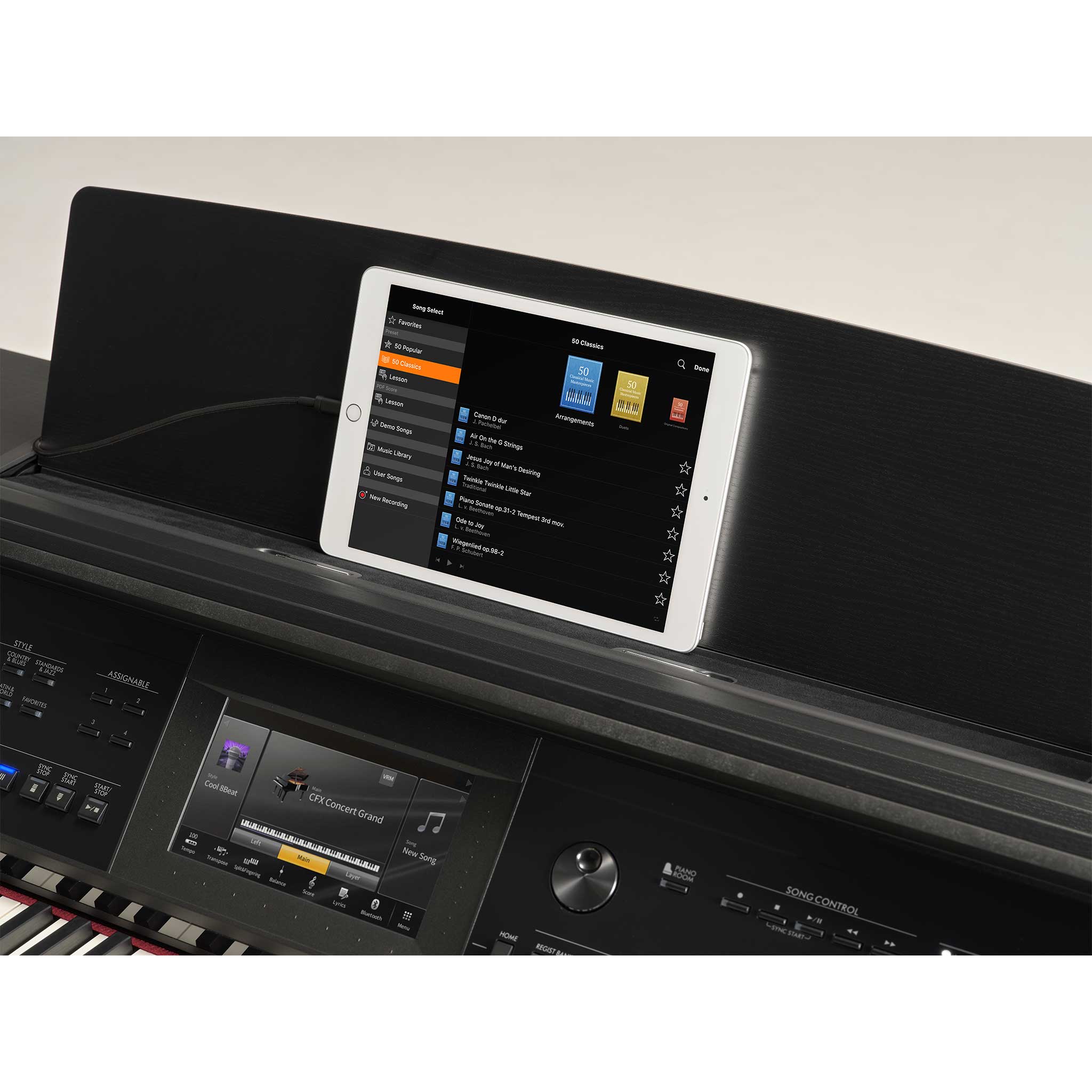 Digitalpiano Yamaha CVP905Black Detail Smartpianist