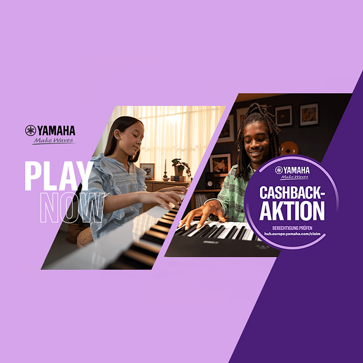 Yamaha Play Now Cashback Aktion