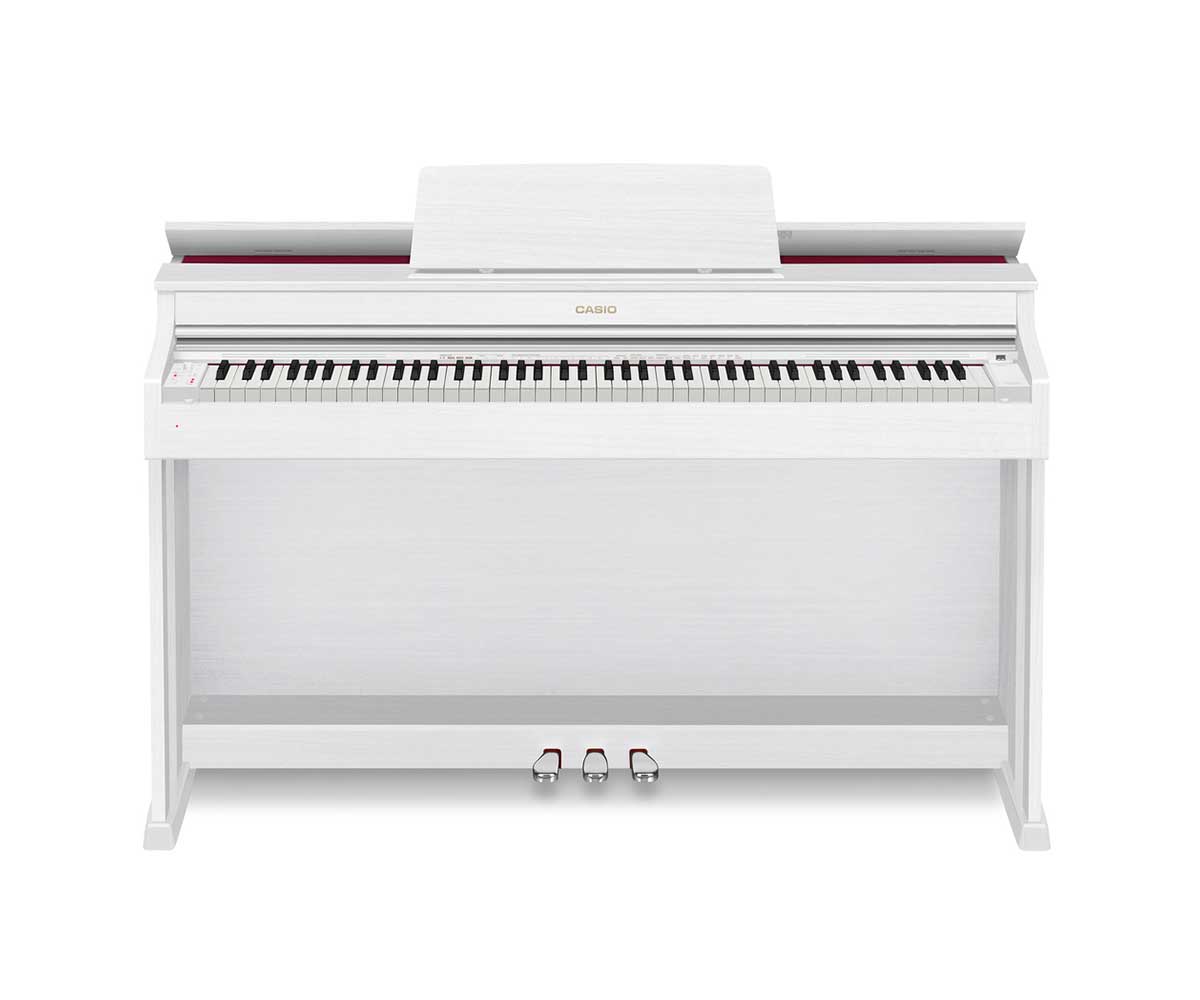 Casio Celviano AP-470WE Digitalpiano in weiß von vorne