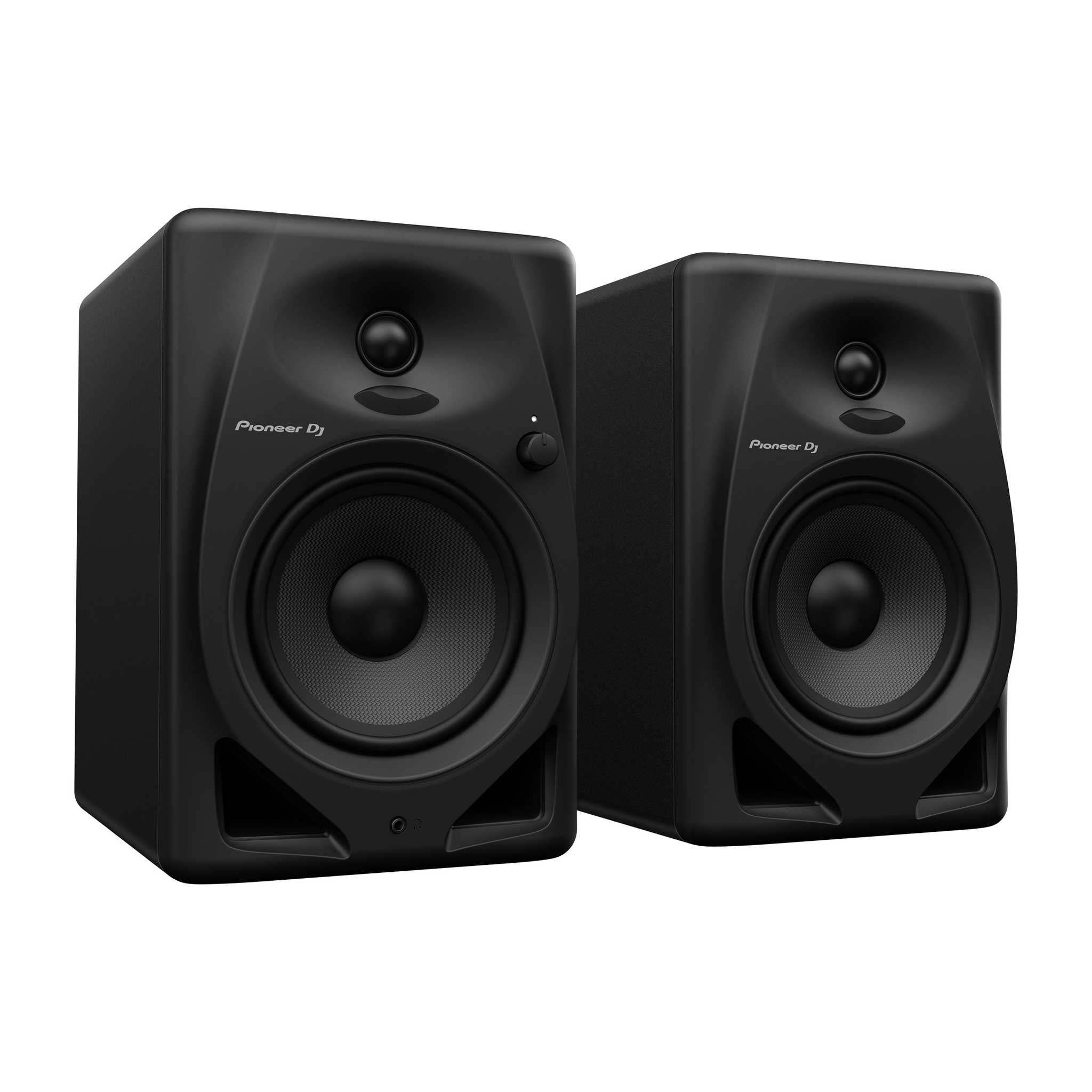 2 Pioneer DM50D Monitorlautsprecher schwarz seitlich