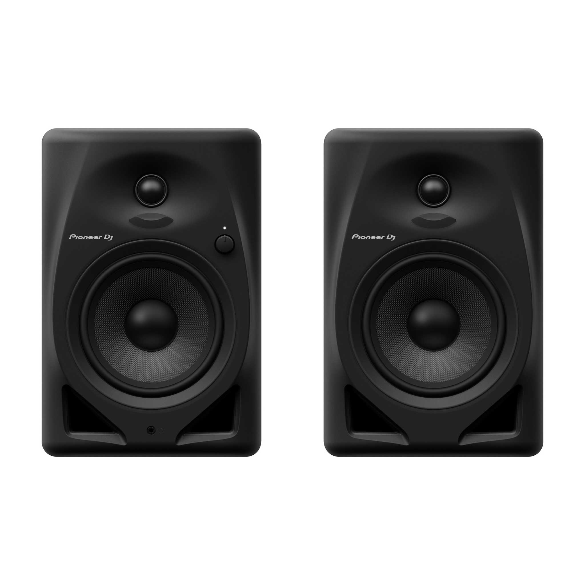 2 Pioneer DM50D Monitorlautsprecher schwarz front