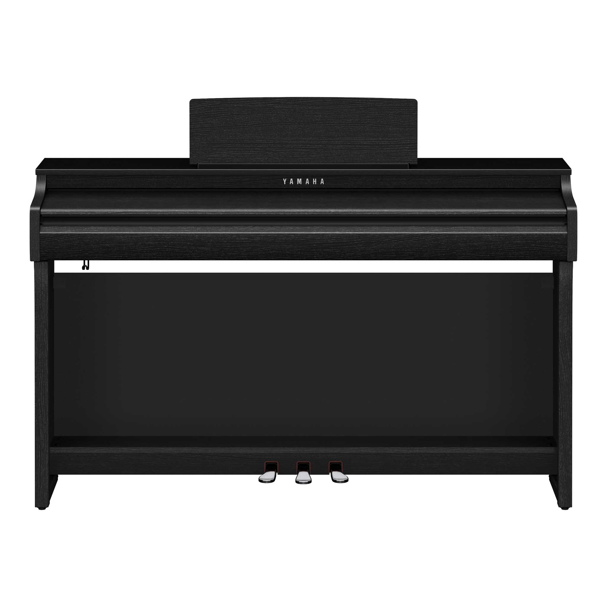 Digitalpiano Yamaha Clavinova CLP825 B schwarz matt front ansicht mit geschlossener Tastenklappe