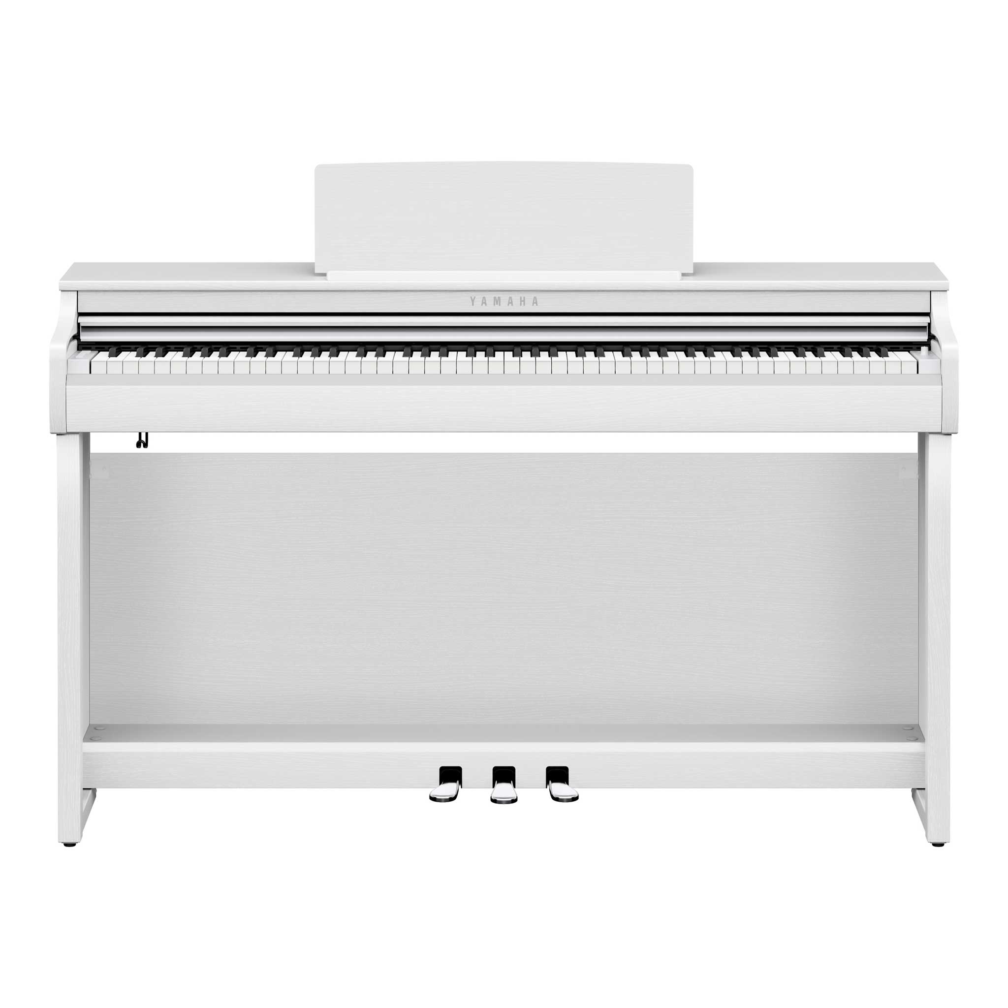Digitalpiano Yamaha Clavinova CLP825WH weiss vorderansicht tasten und pedale