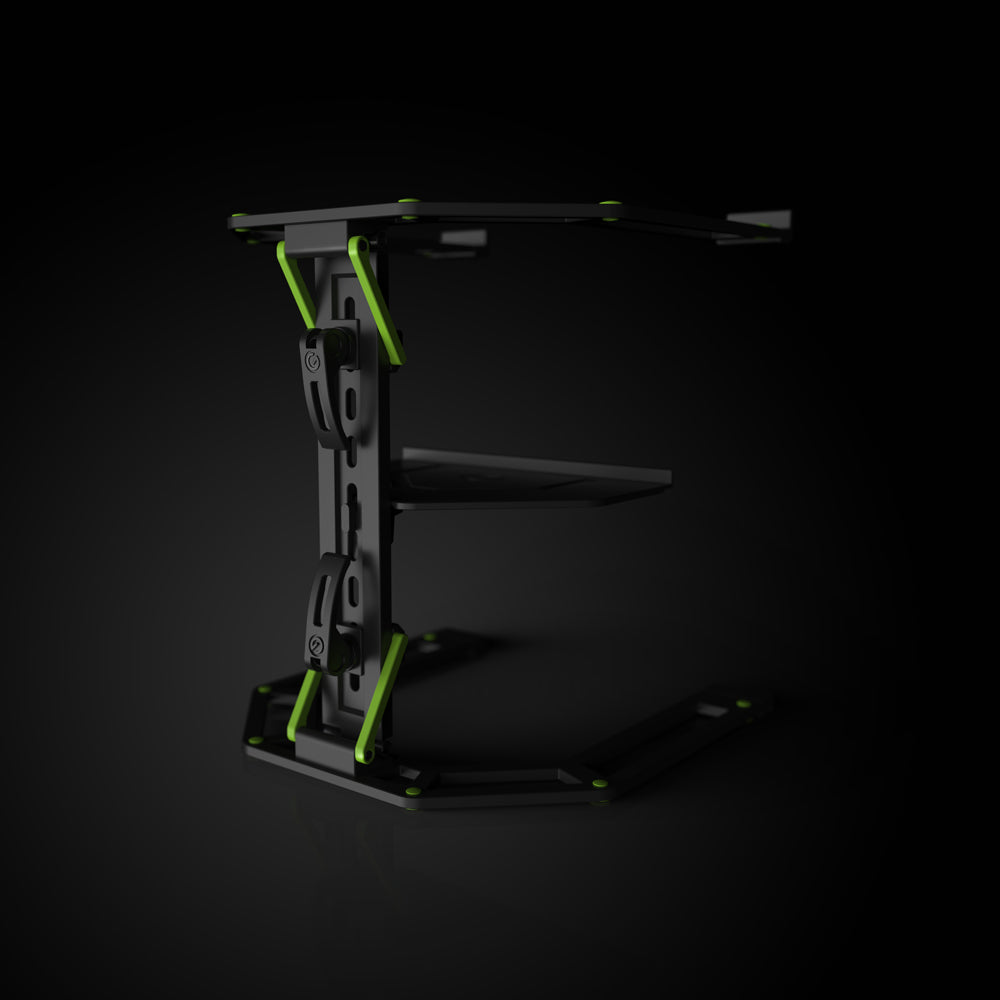 Gravity Laptopständer Schwarz mit Ablage emo bild