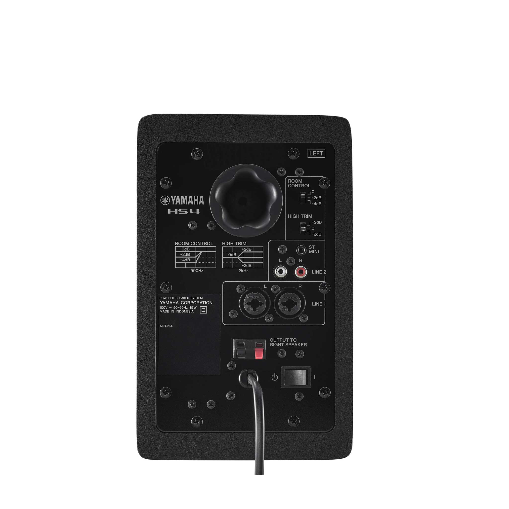 Yamaha HS4 Monitor Black rear
