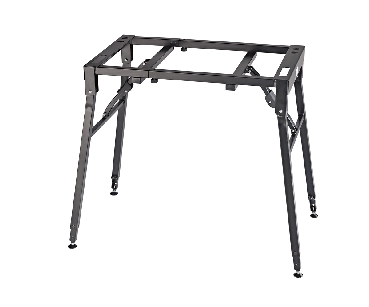 König&Meyer Keyboardständer schwarz aufgebaut