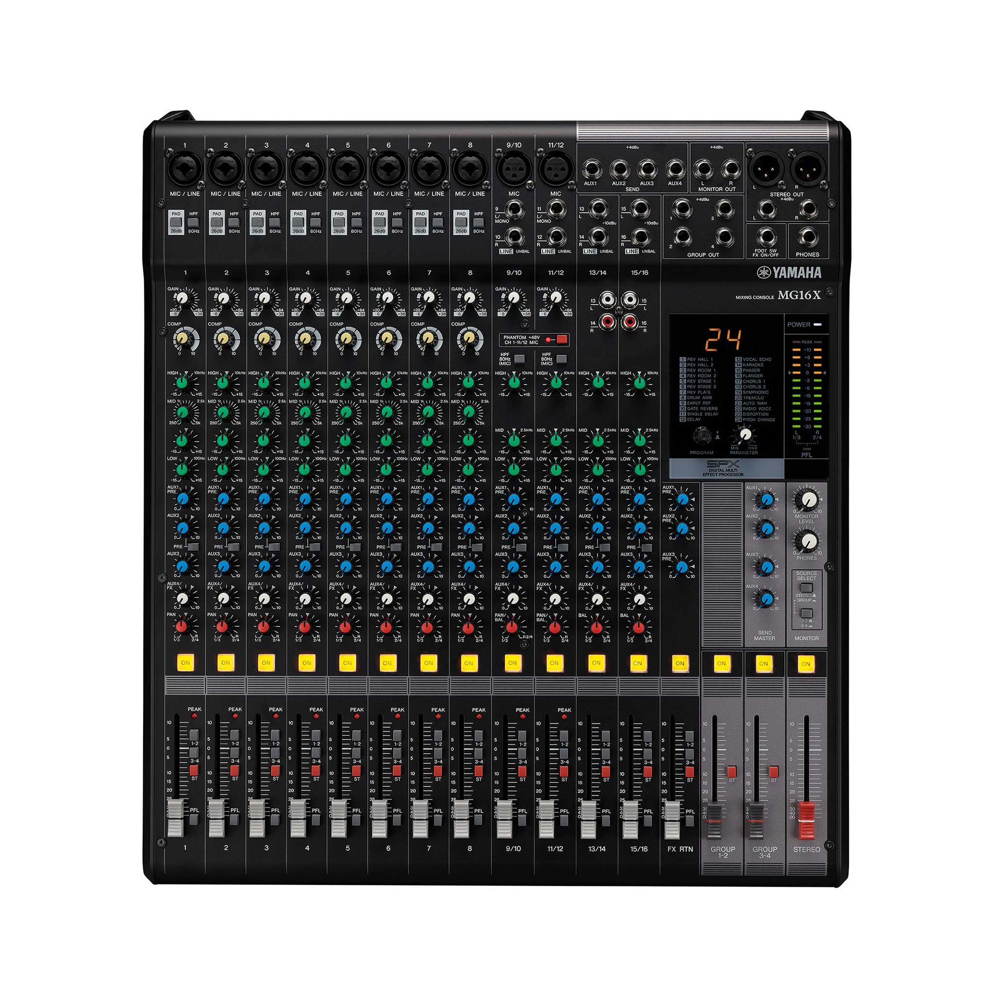Yamaha MG16X Mischpult top