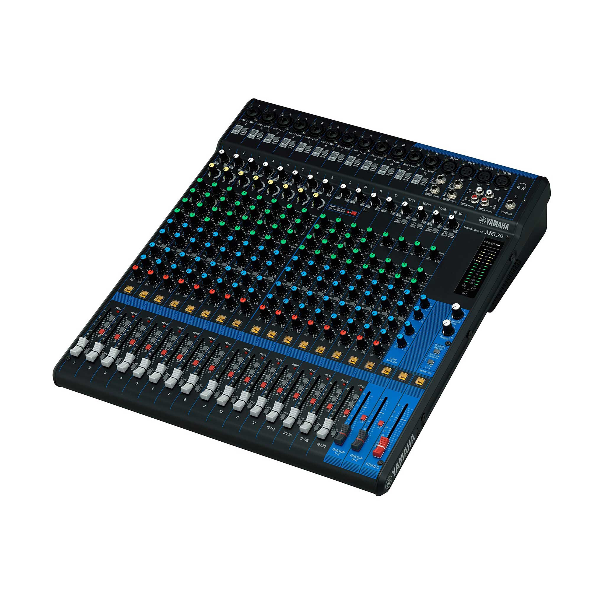 Yamaha MG20 Analog Mixer angle