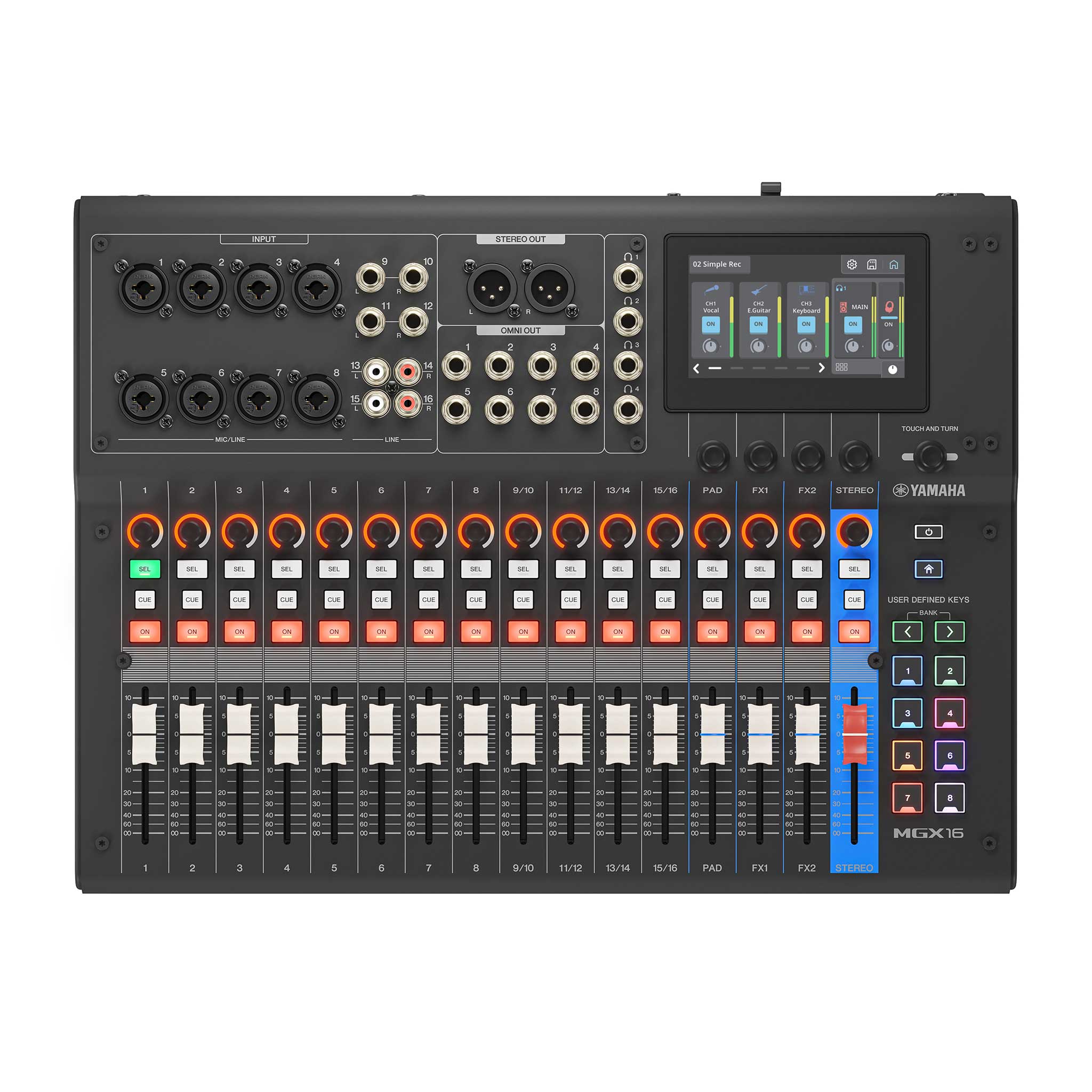 Yamaha MGX16 black top