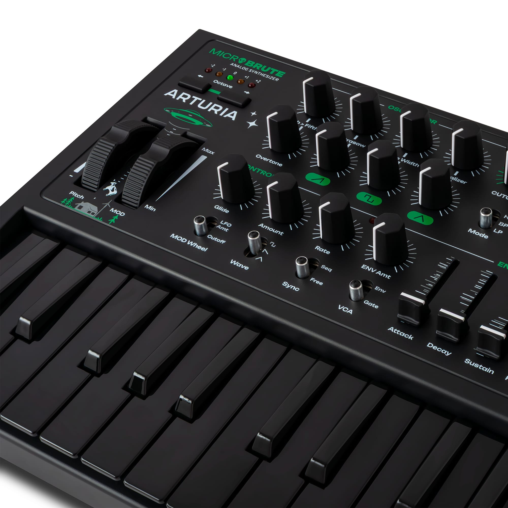Arturia Micro Brute UFO Black detail