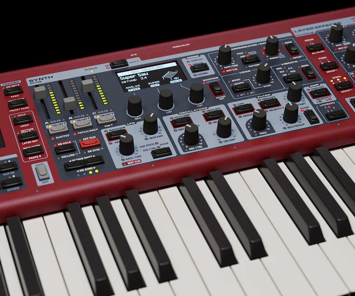 Nord Stage 4 Compact Detail