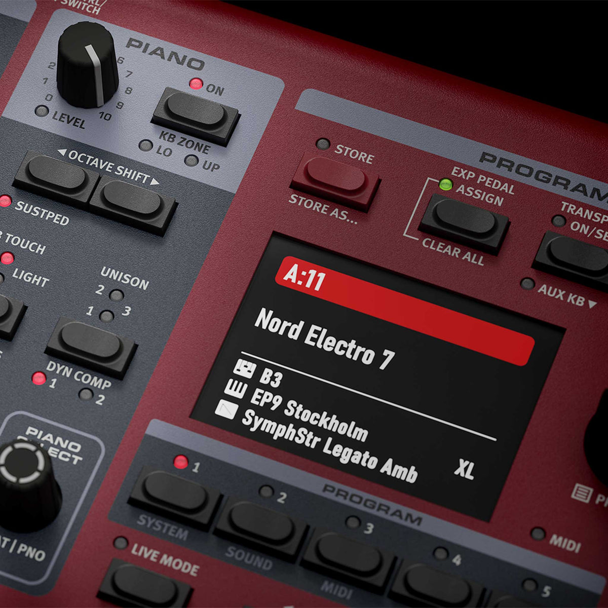 Nord Electro 7 -73 Detail Display