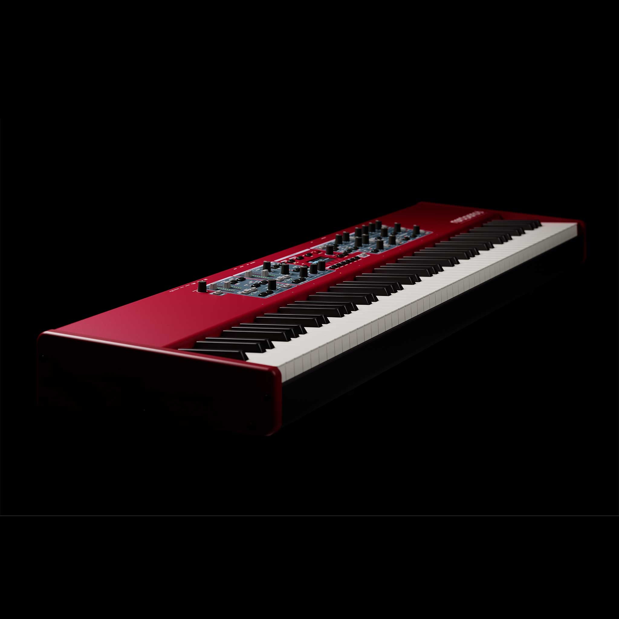 Nord Piano 6 88 side with black background