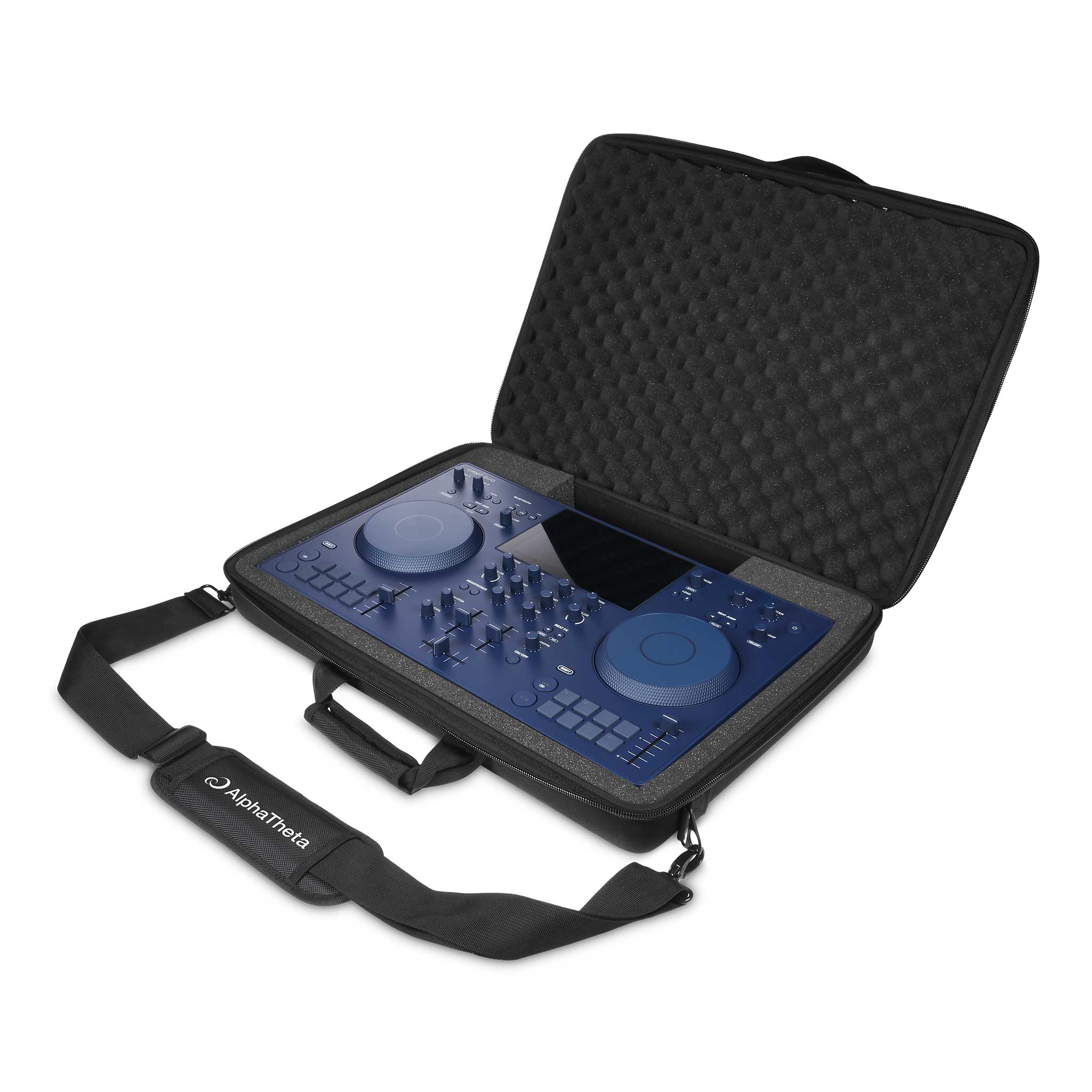 Alpha Theta DJC Omnis Duo Bag open