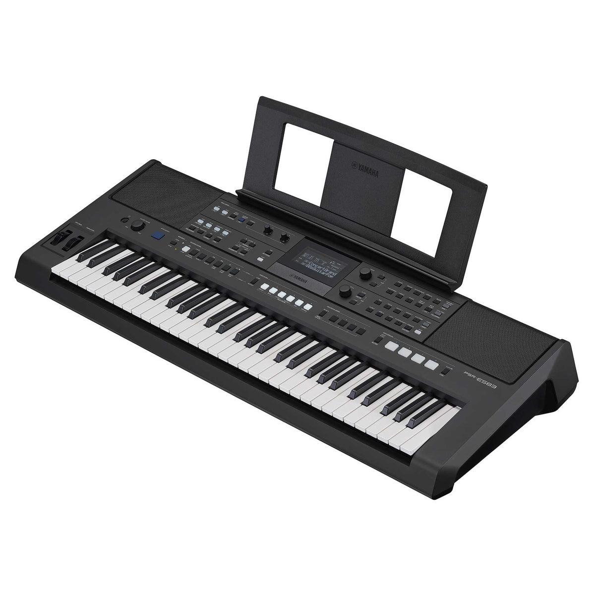 Yamaha PSR-E583 keyboard right and musicrest