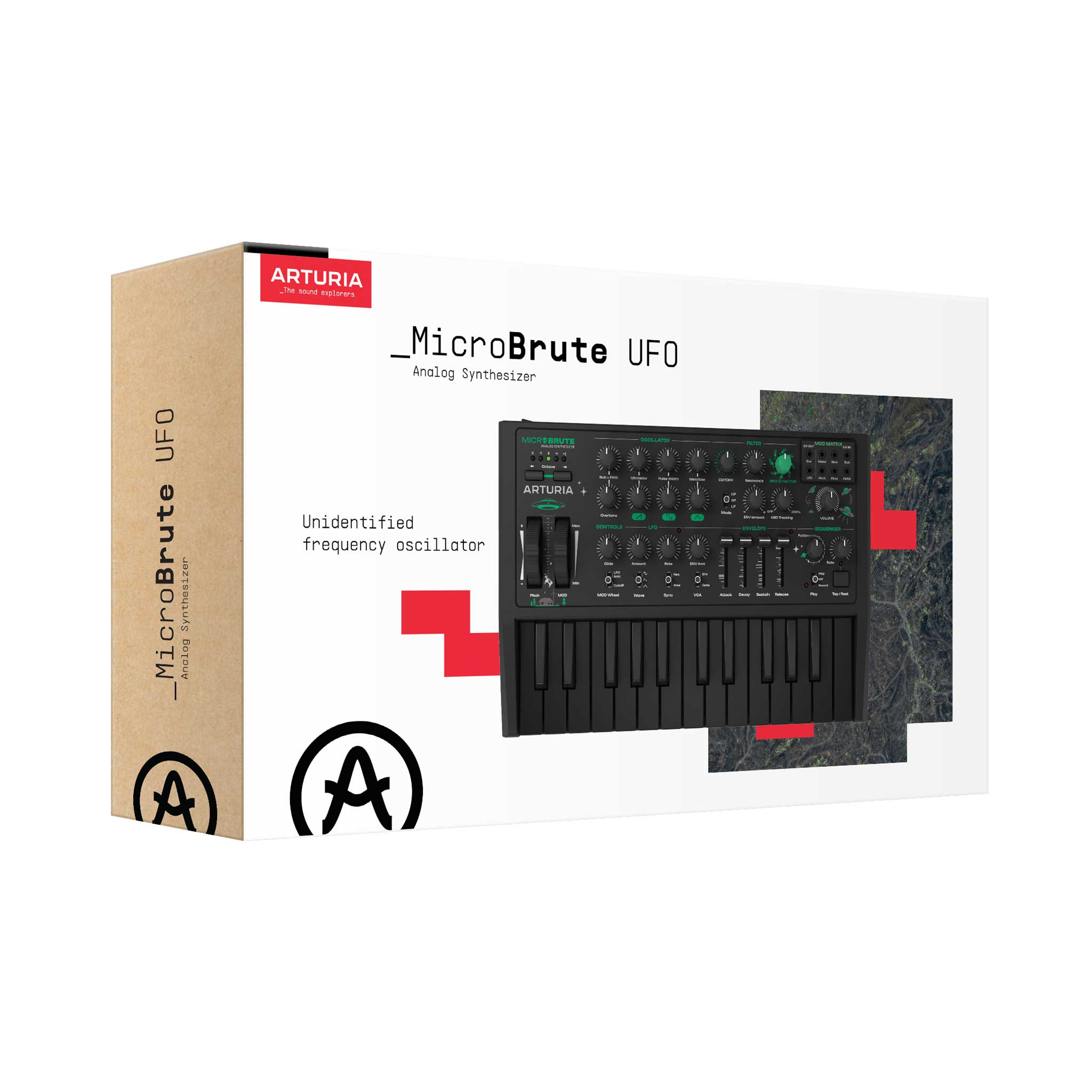 Arturia Micro Brute UFO Black Verpackung