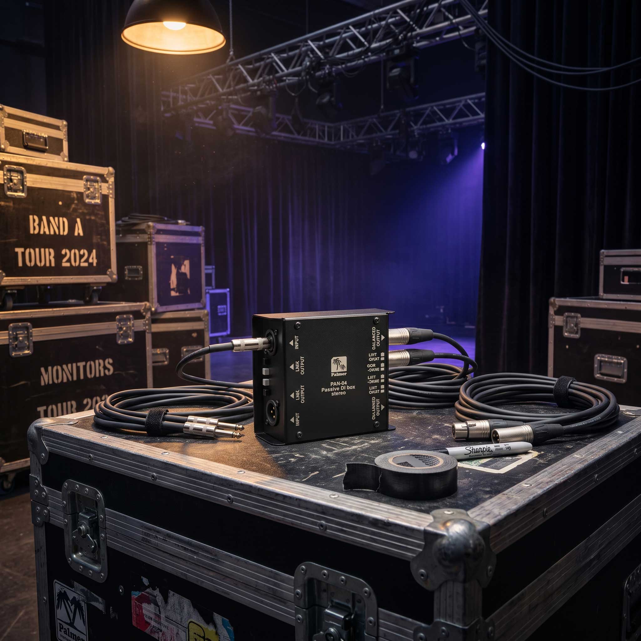 Palmer PAN04 Di box lifestyle Case Backstage