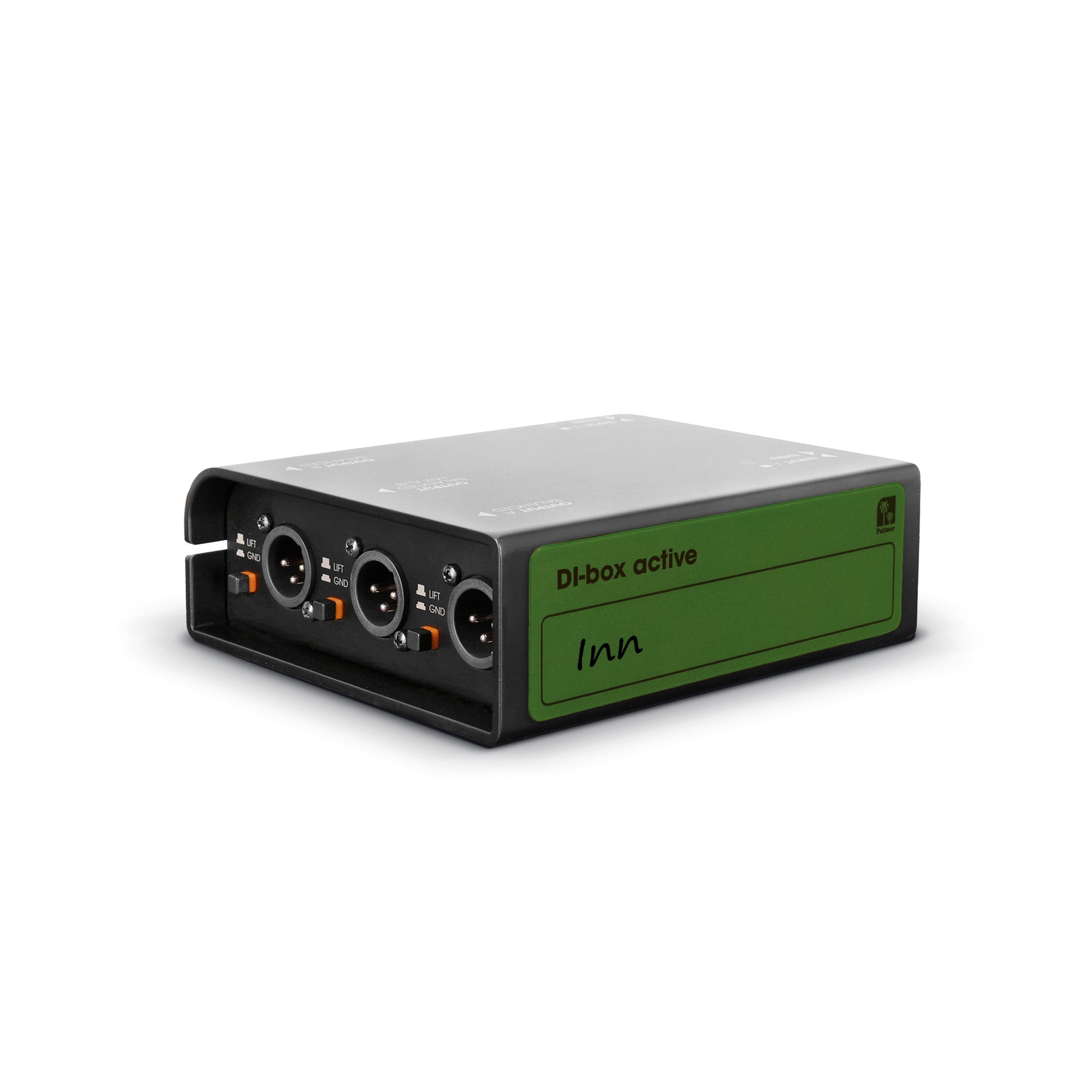 Palmer RIVER inn DI Box schwarz Rot mit aufkleber