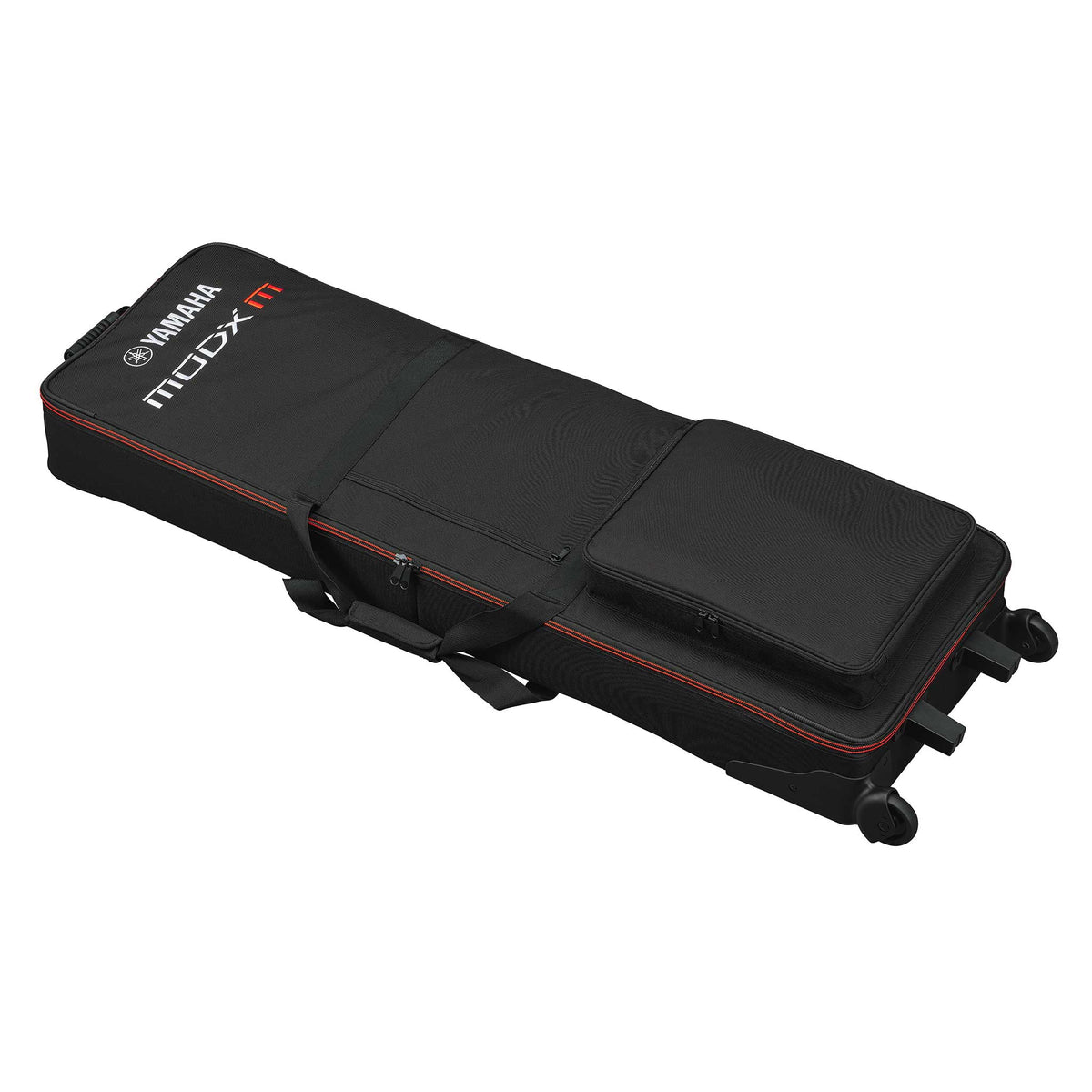 Softcase schwarz für Yamaha MODXM8 schwarz mit Rollen Top schräg