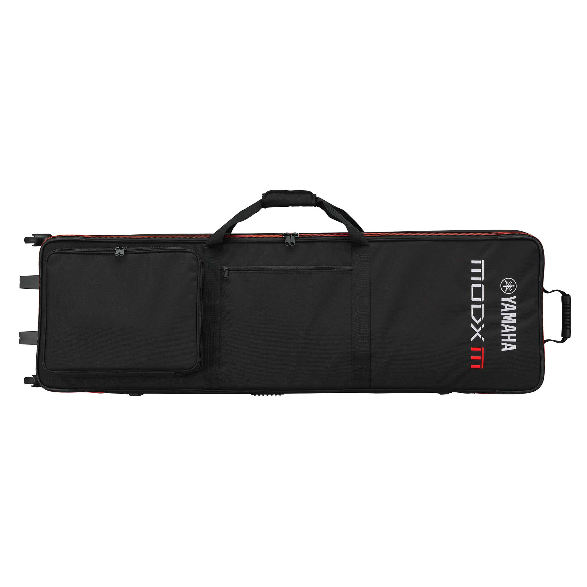 Softcase schwarz für Yamaha MODXM8 schwarz mit Rollen Front mit Tragegriffen