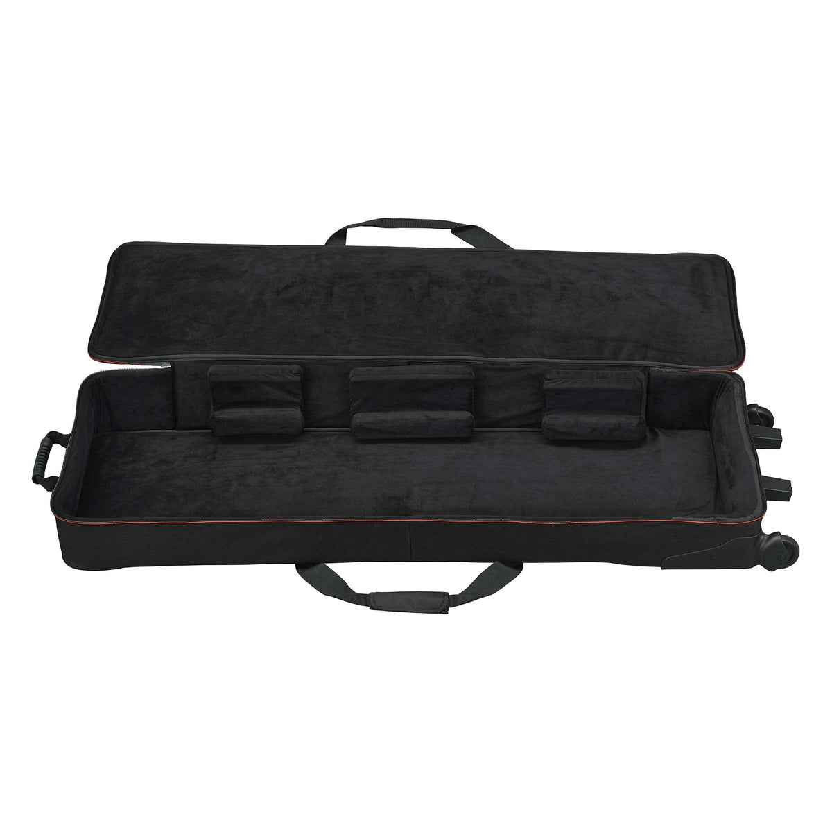 Softcase schwarz für Yamaha MODXM8 schwarz geöffnet leer