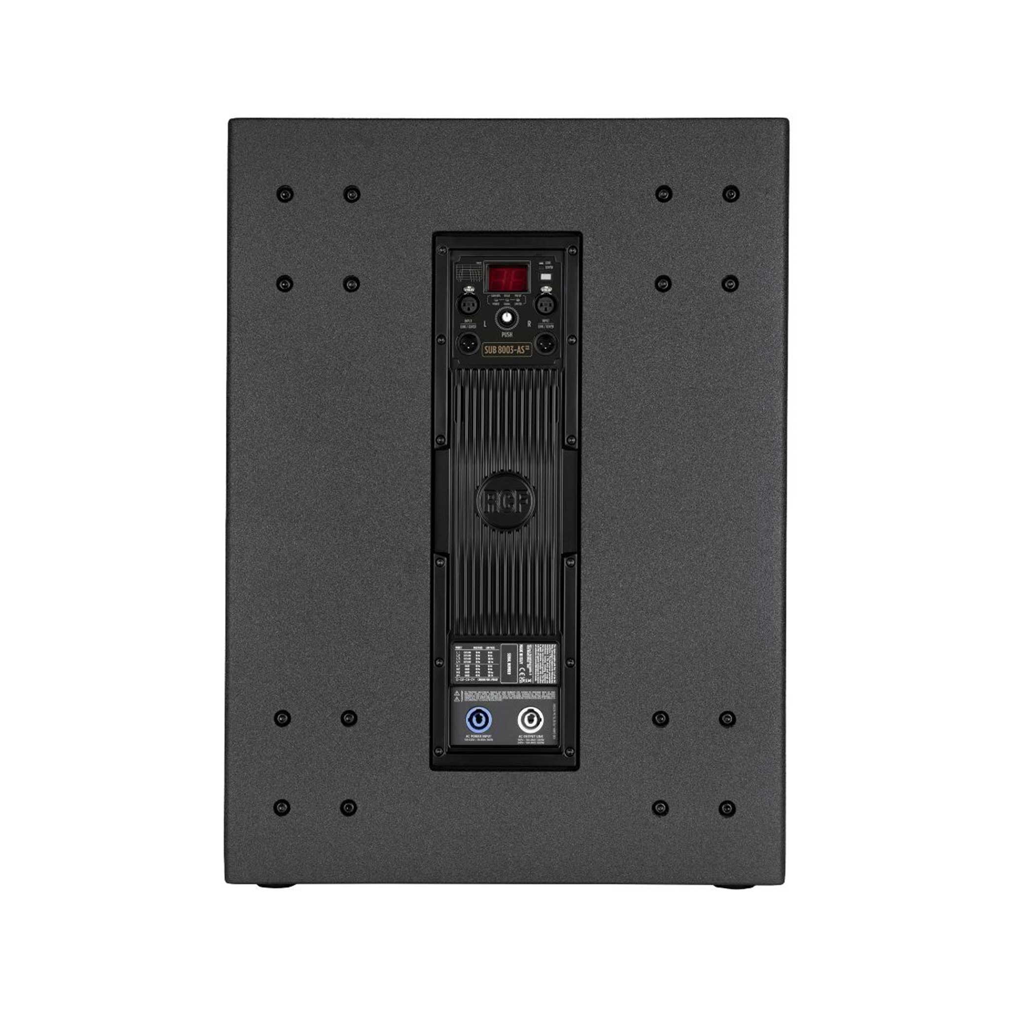RCF Subwoofer 8003 AS mk3 hinten