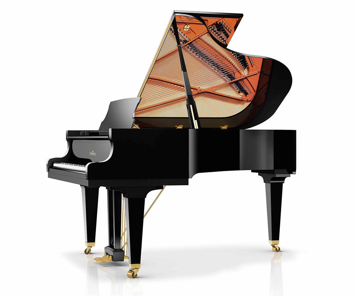 Schimmel C189 Tradition schwarz poliert side