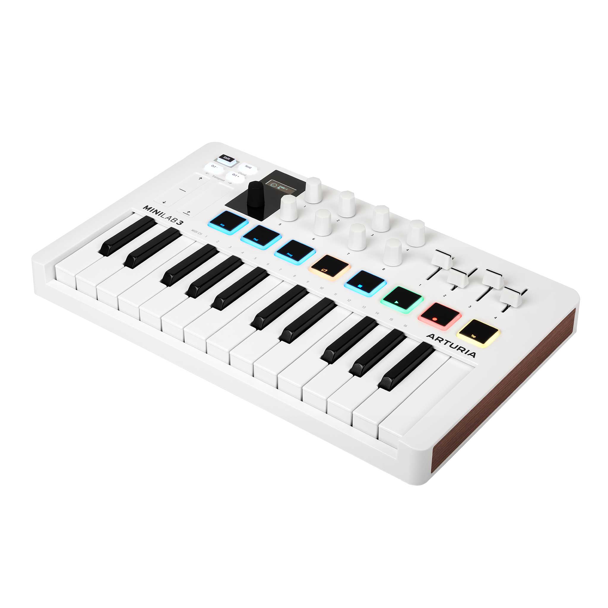 Arturia MiniLab3 white angle front