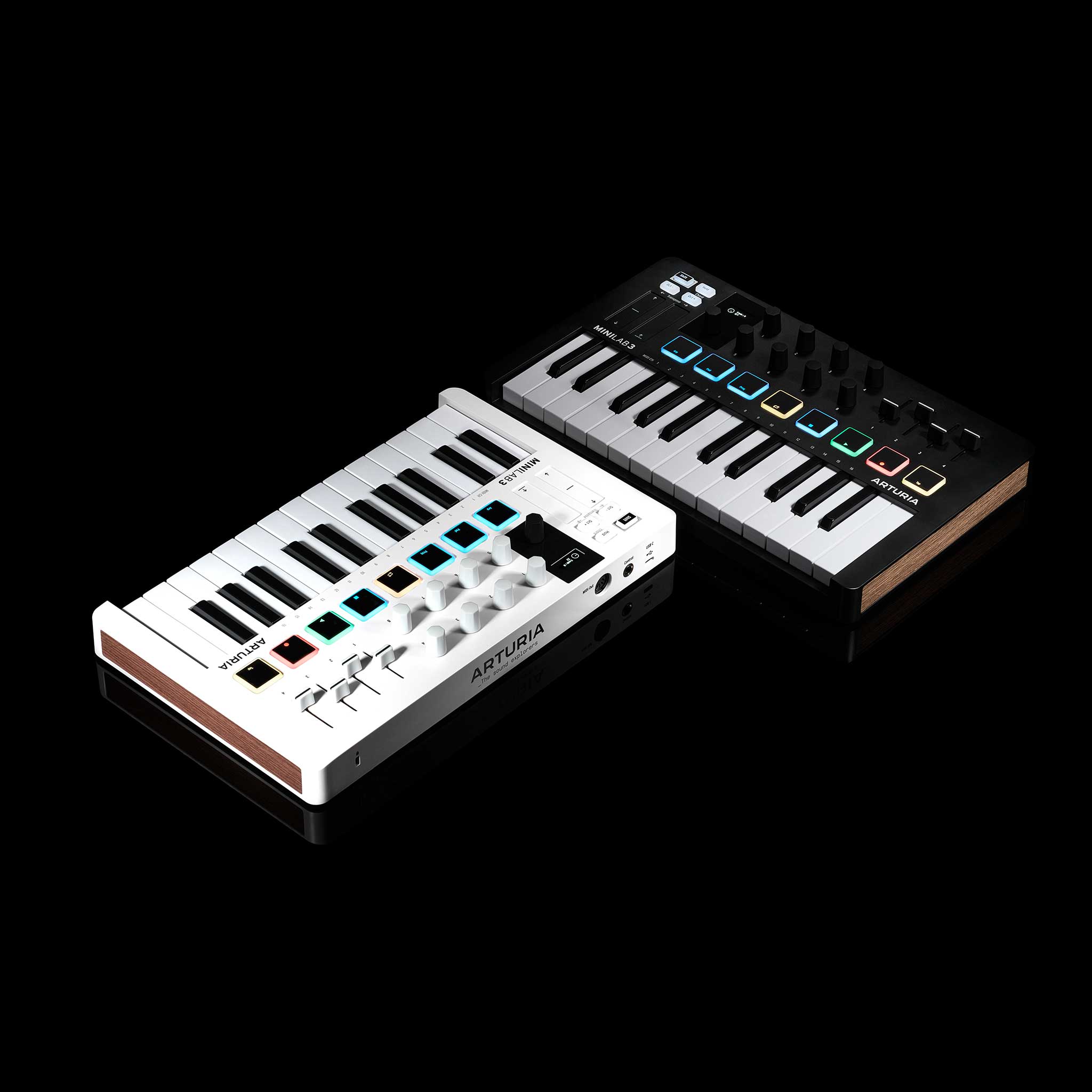 Arturia MiniLab3 black and white top