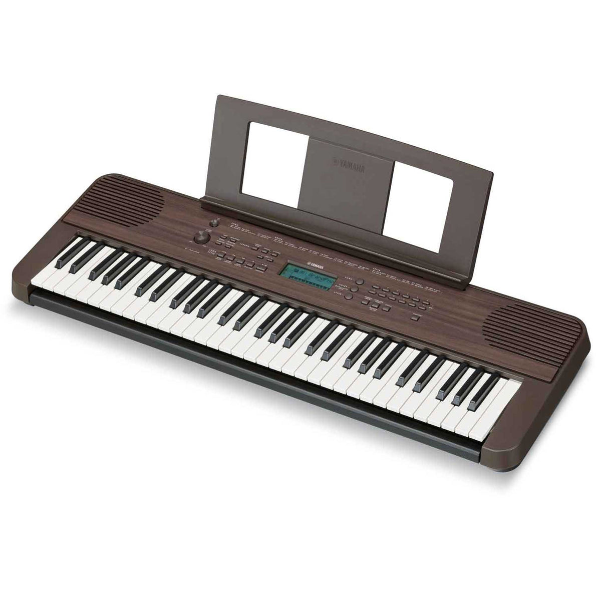 Yamaha PSR-360DW Keyboard mit Notenpult rechts gedreht