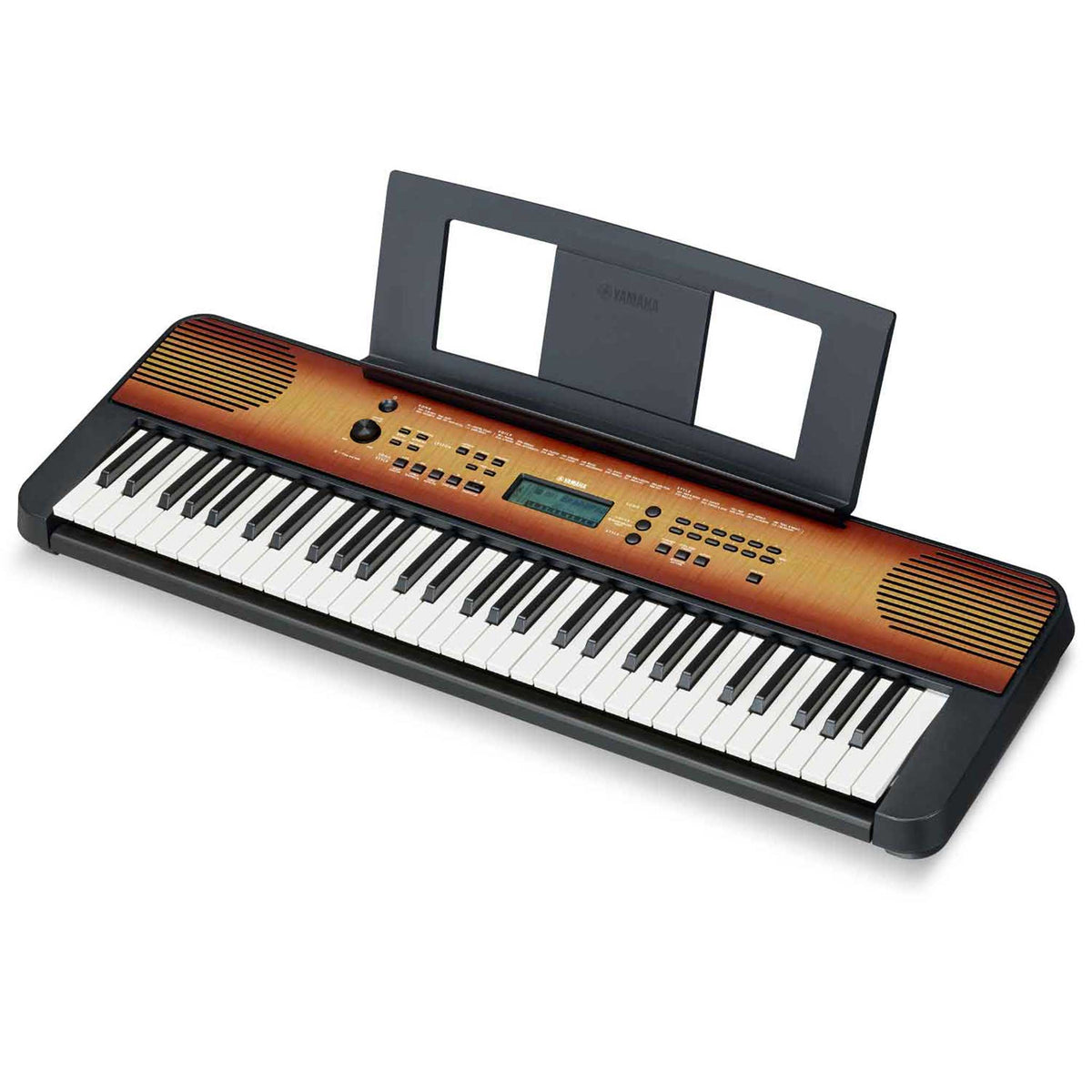 Yamaha PSR-360MA Keyboard mit Notenpult rechts gedreht