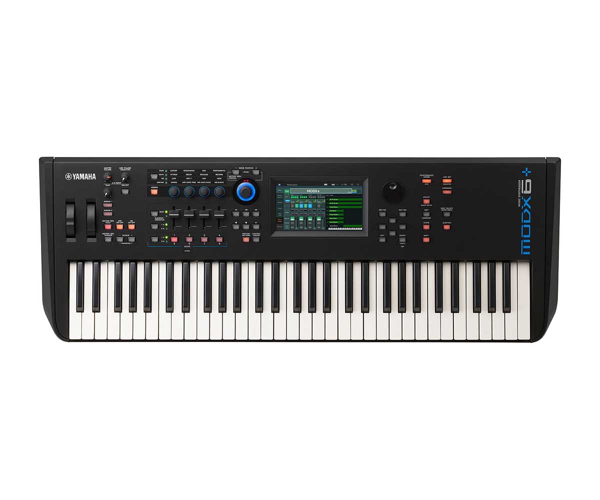 Yamaha Synthesizer MODX6+ top