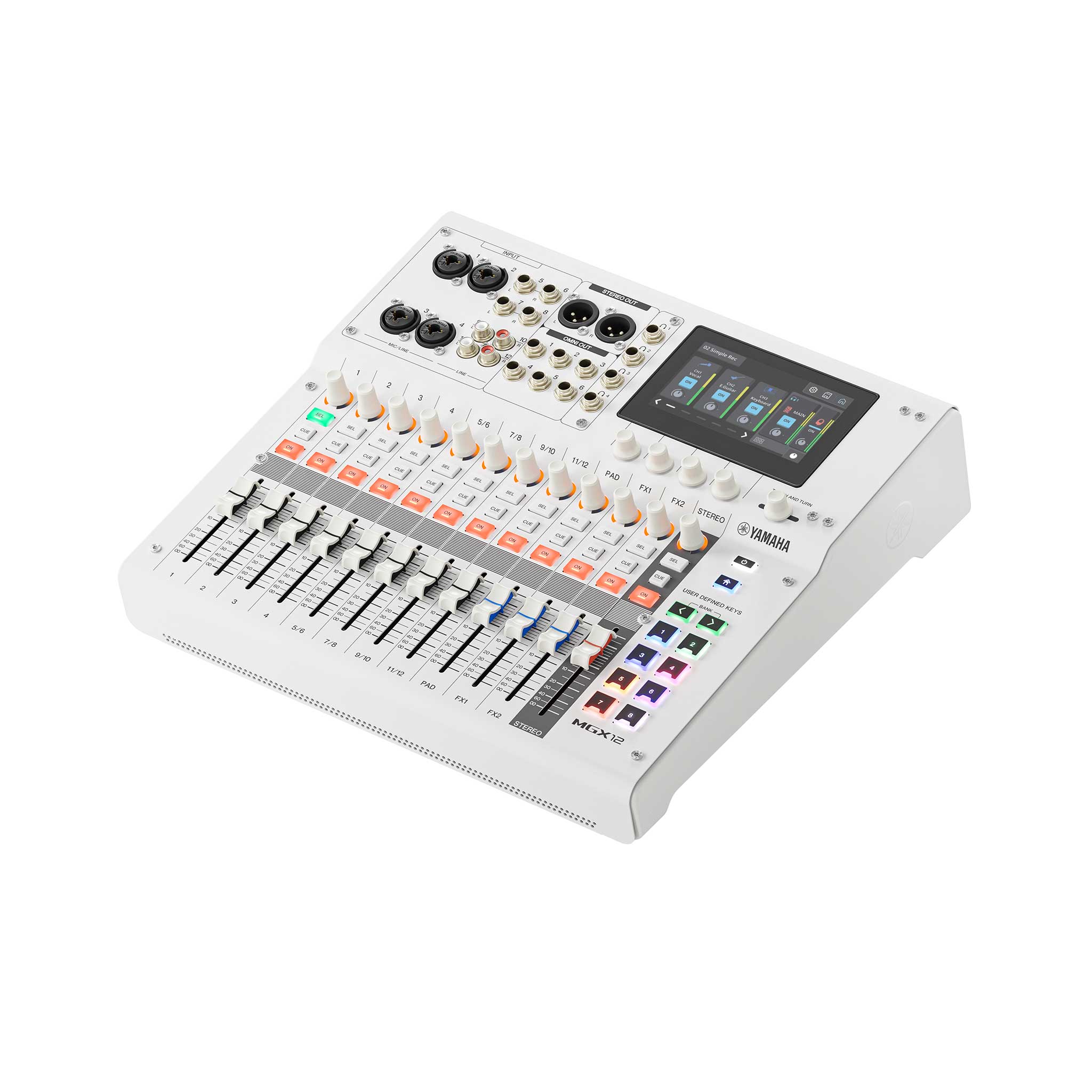 Yamaha MGX12 White right